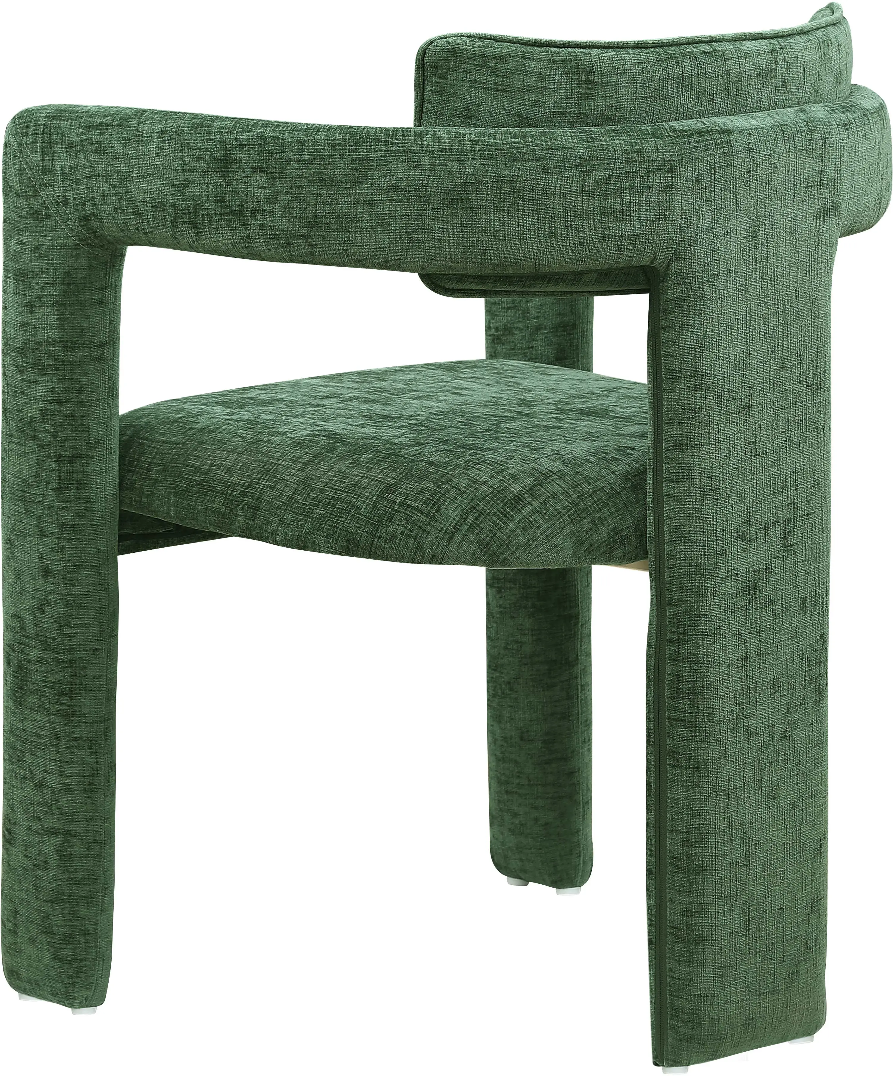 Brenda Green Chenille Upholstered Dining Chair, Set of 2-7