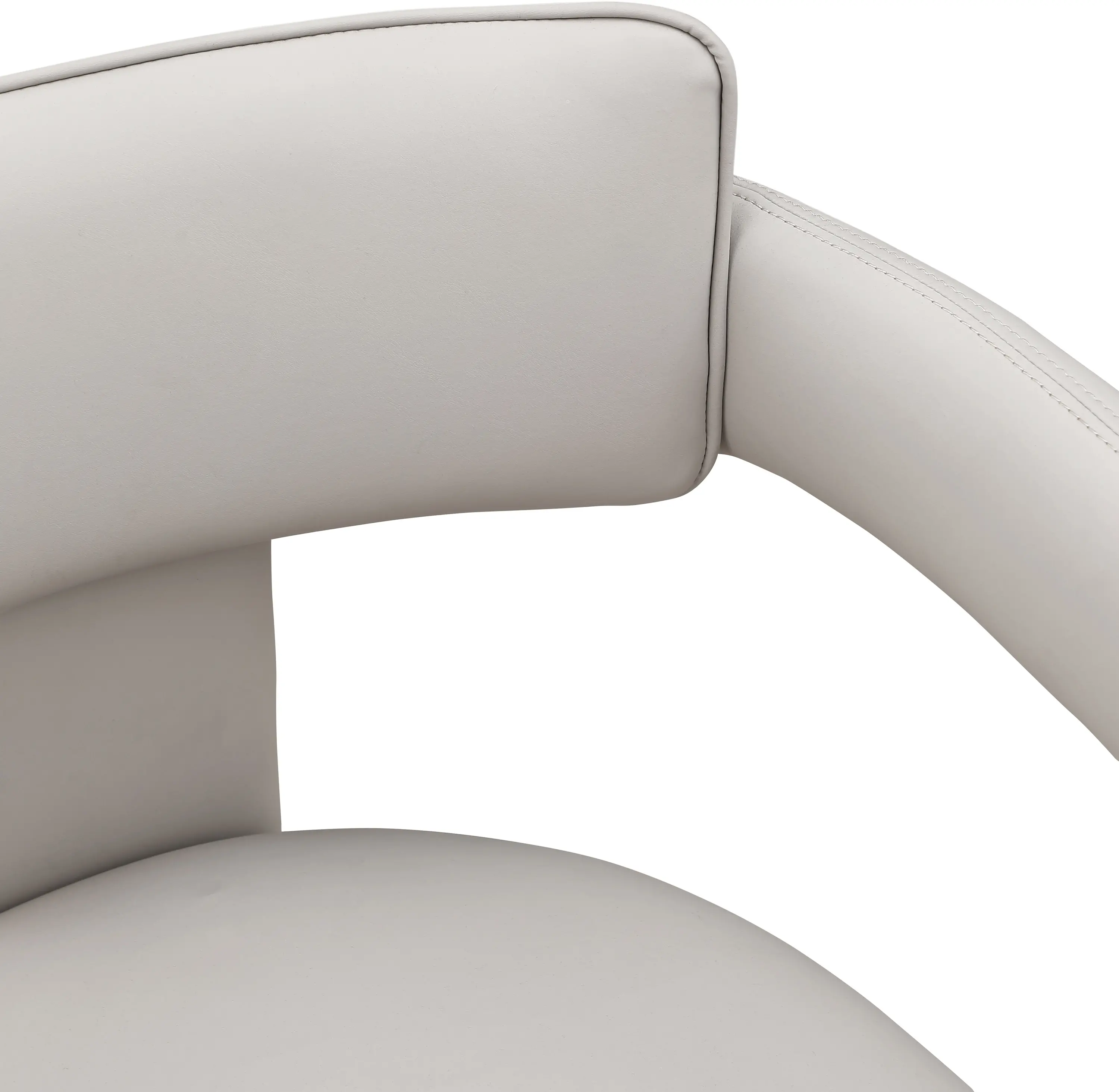 Brenda Taupe Vegan Leather Upholstered Dining Chair, Set of 2-8