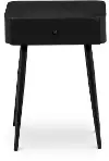 Rylan Black Iron Nightstand