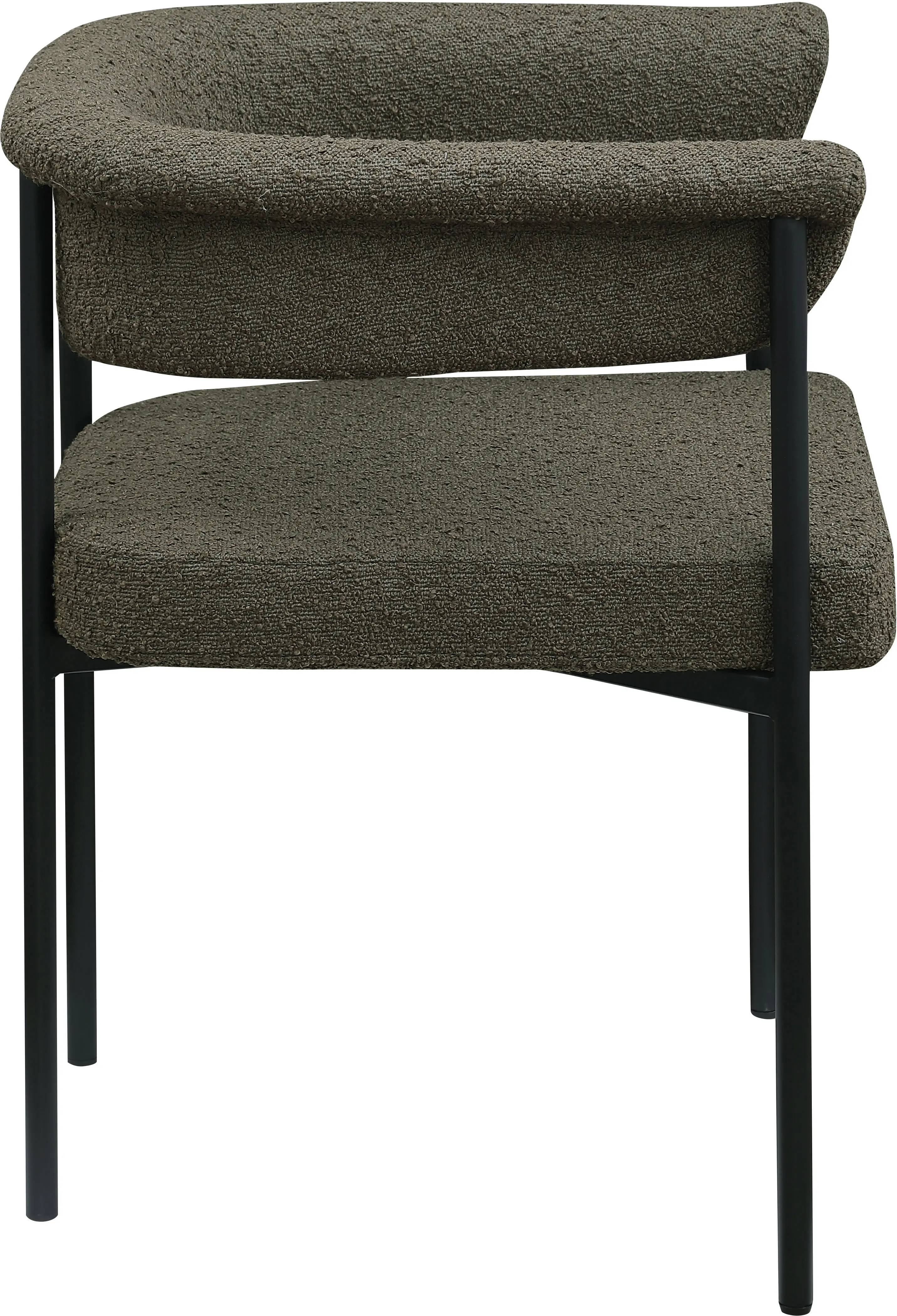 Malin Olive Boucle Upholstered Dining Chair, Set of 2-5