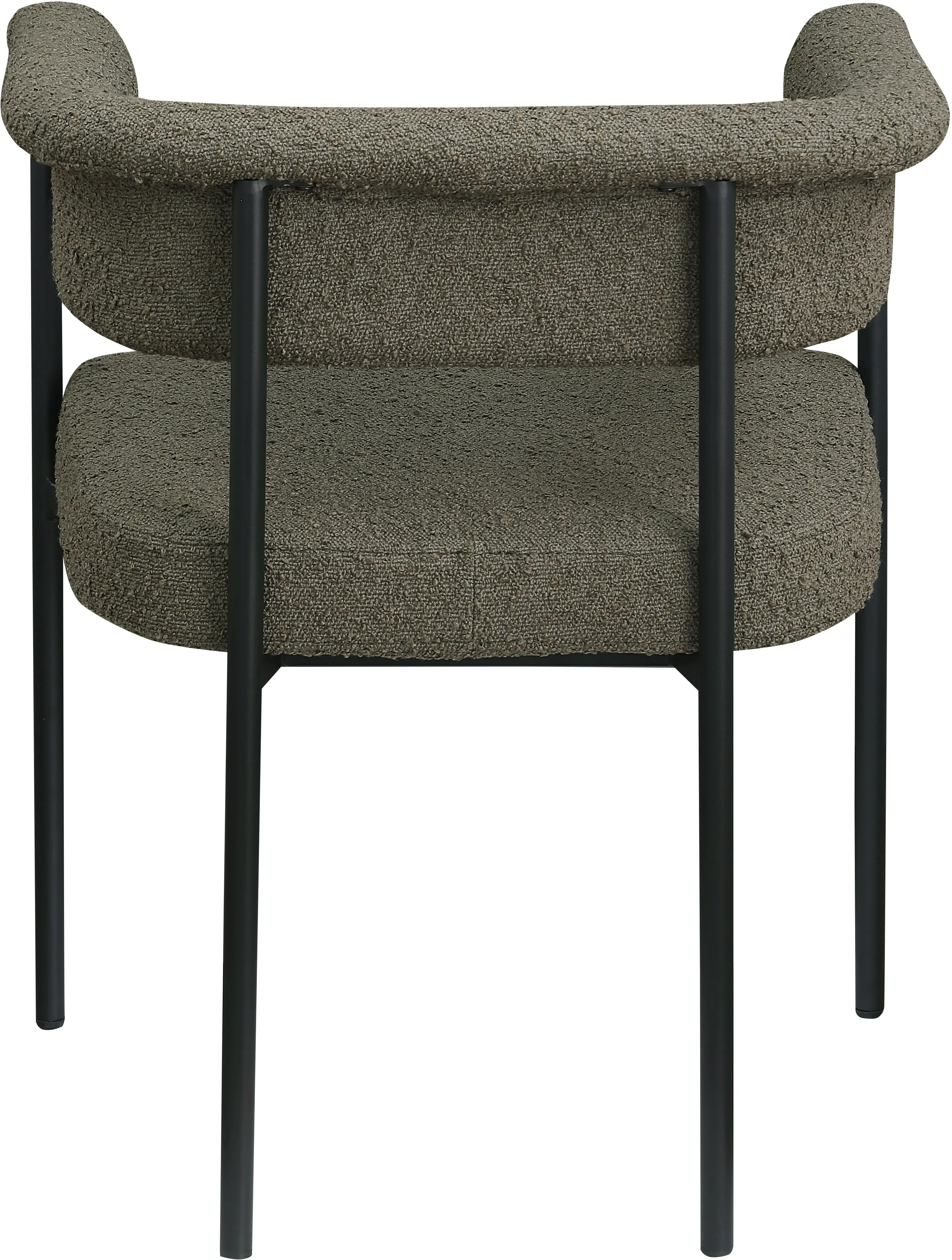 Malin Olive Boucle Upholstered Dining Chair, Set of 2-7