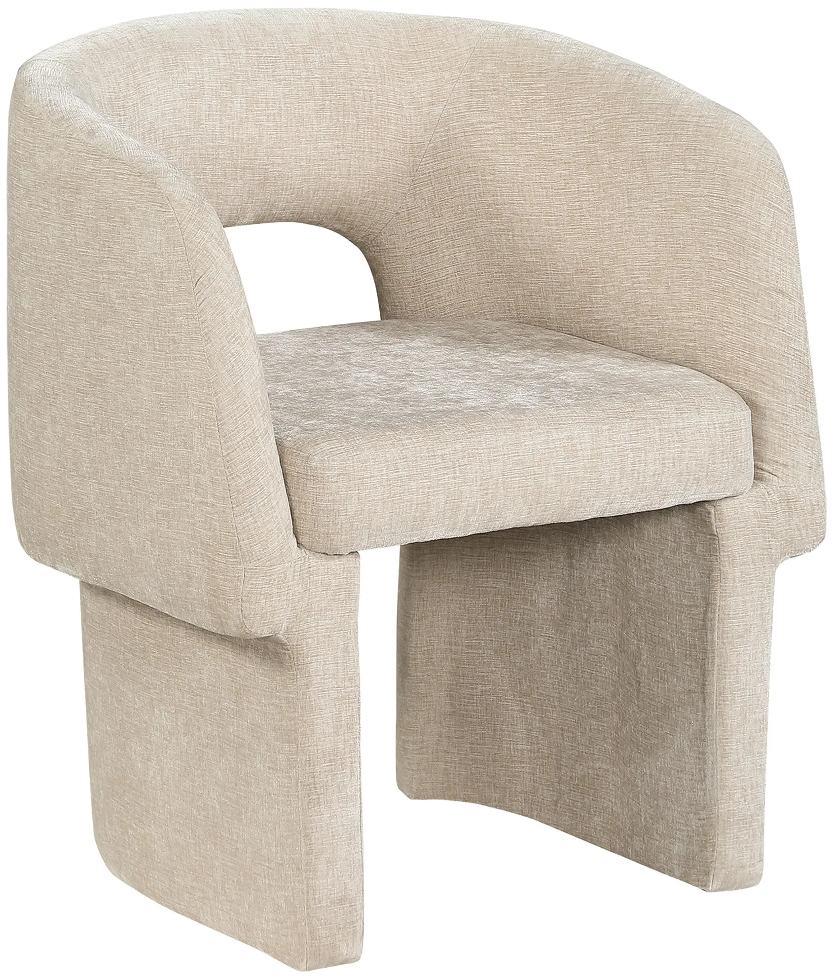 Emmet Beige Upholstered Dining Chair-1