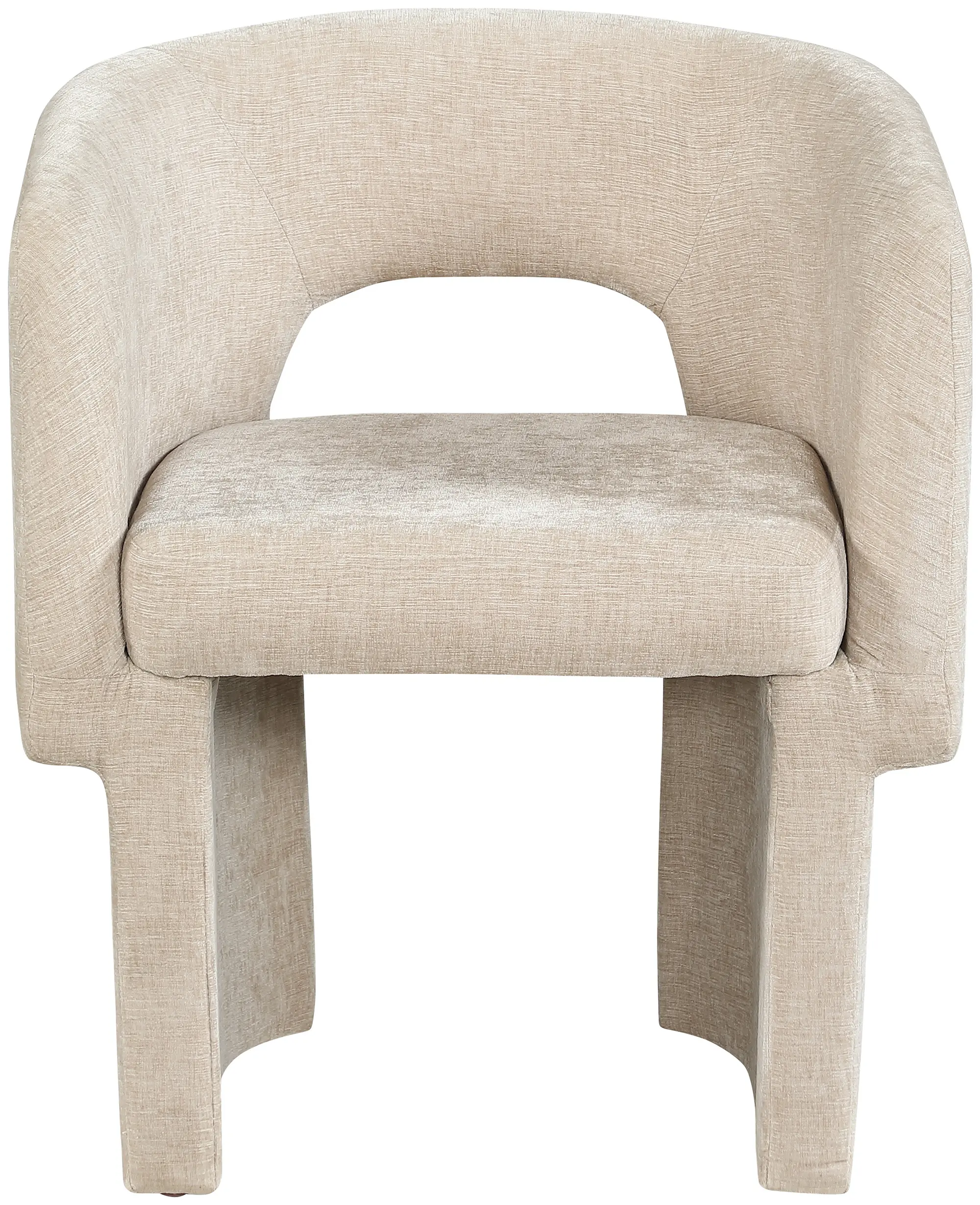 Emmet Beige Upholstered Dining Chair-4
