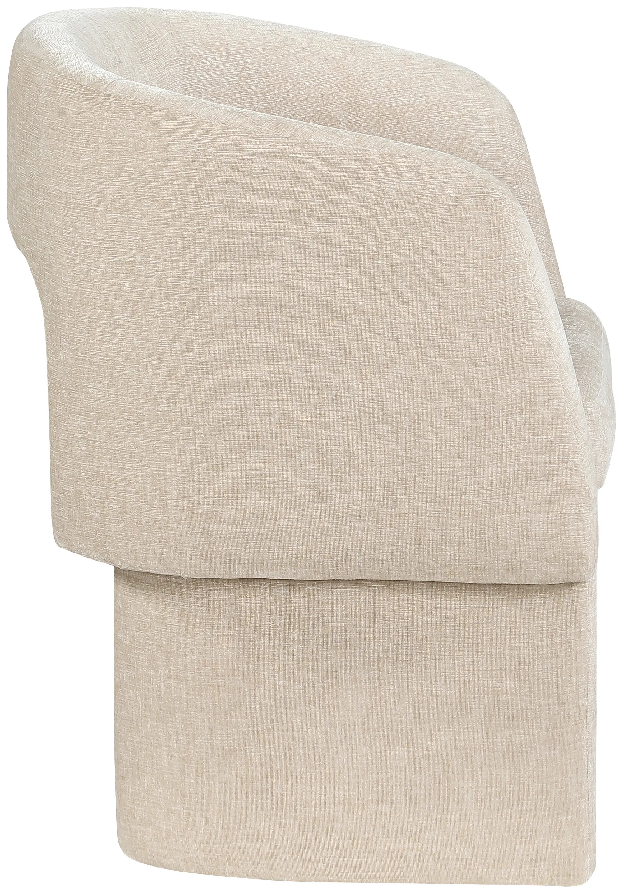 Emmet Beige Upholstered Dining Chair-5