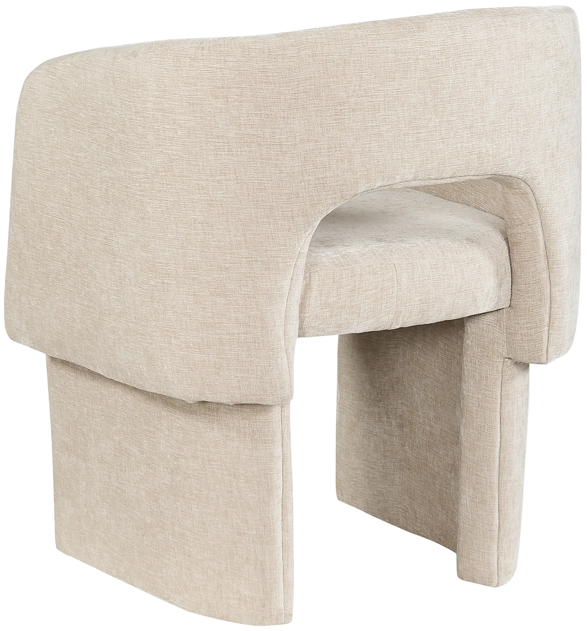 Emmet Beige Upholstered Dining Chair-6