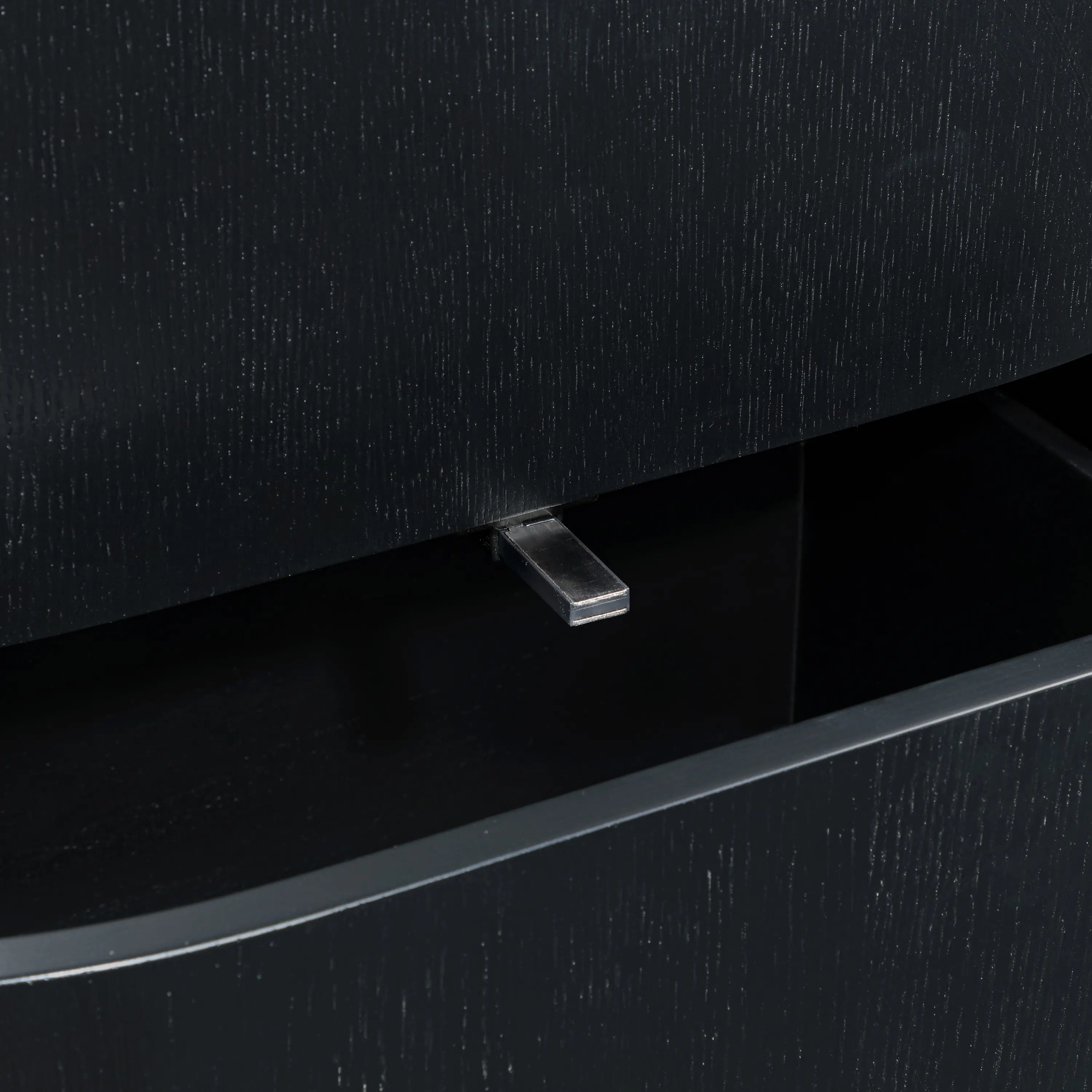 Everett Black Oak Nightstand-10