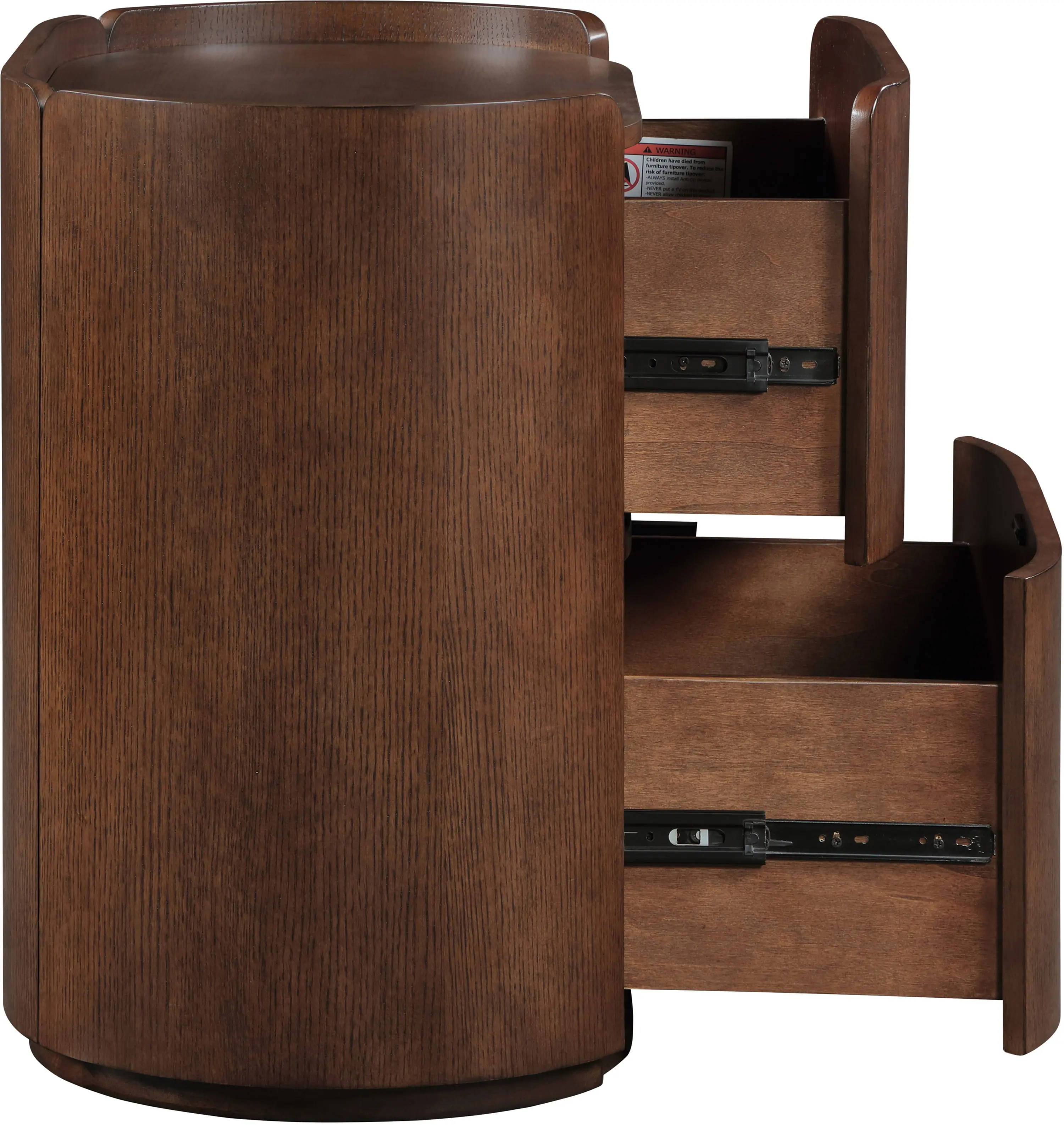 Everett Brown Oak Nightstand-5