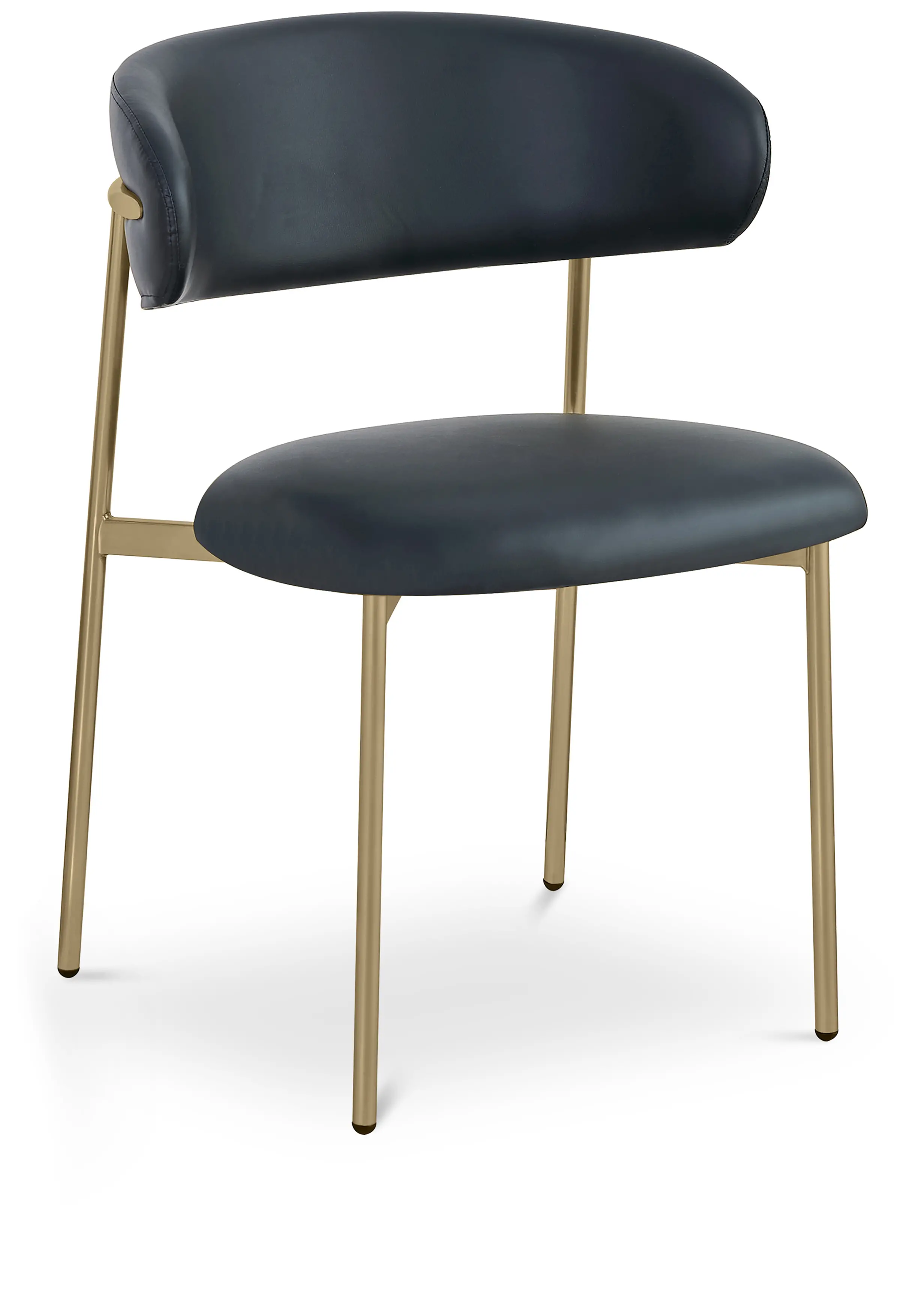 Lupita Black and Gold Dining Chair, Set of 2-1