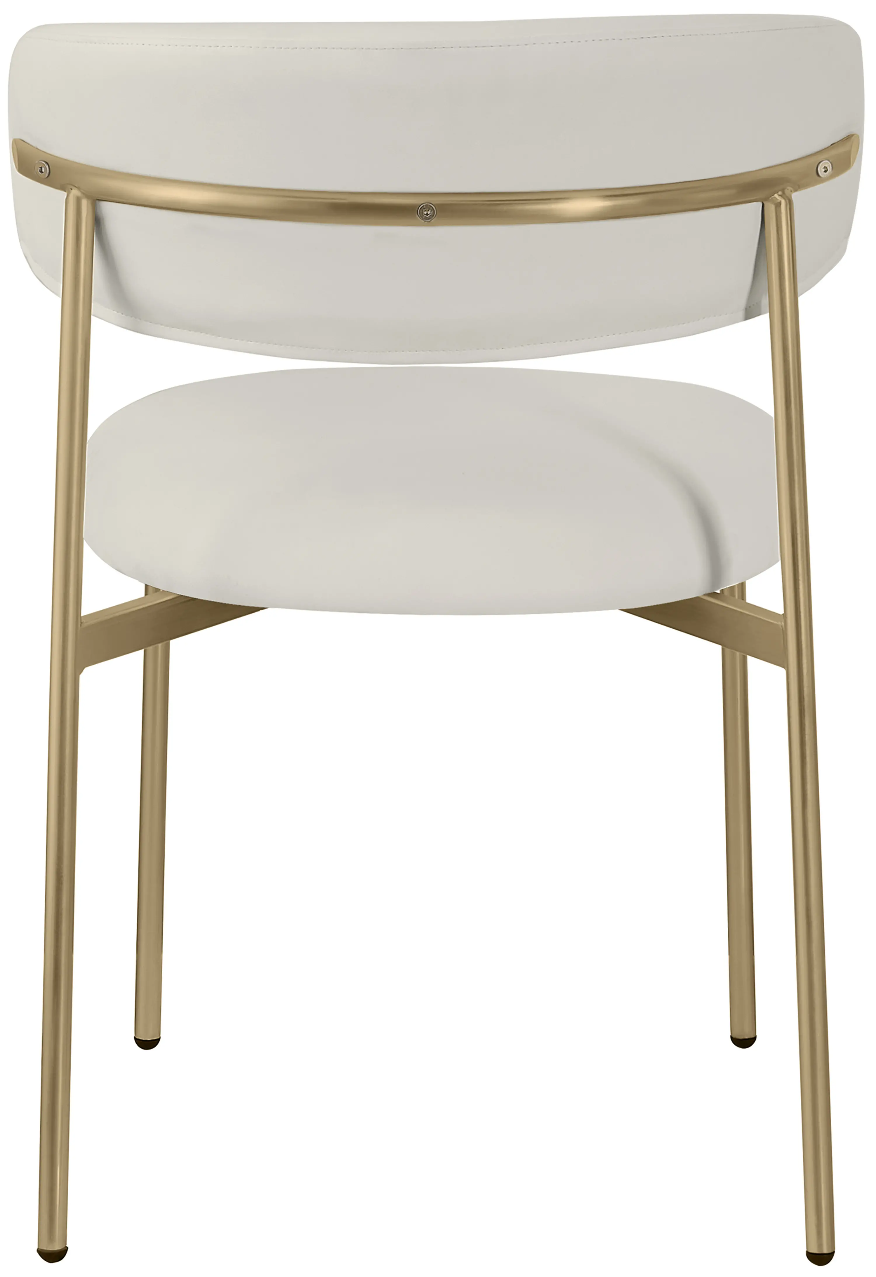Lupita Cream and Gold Dining Chair, Set of 2-6