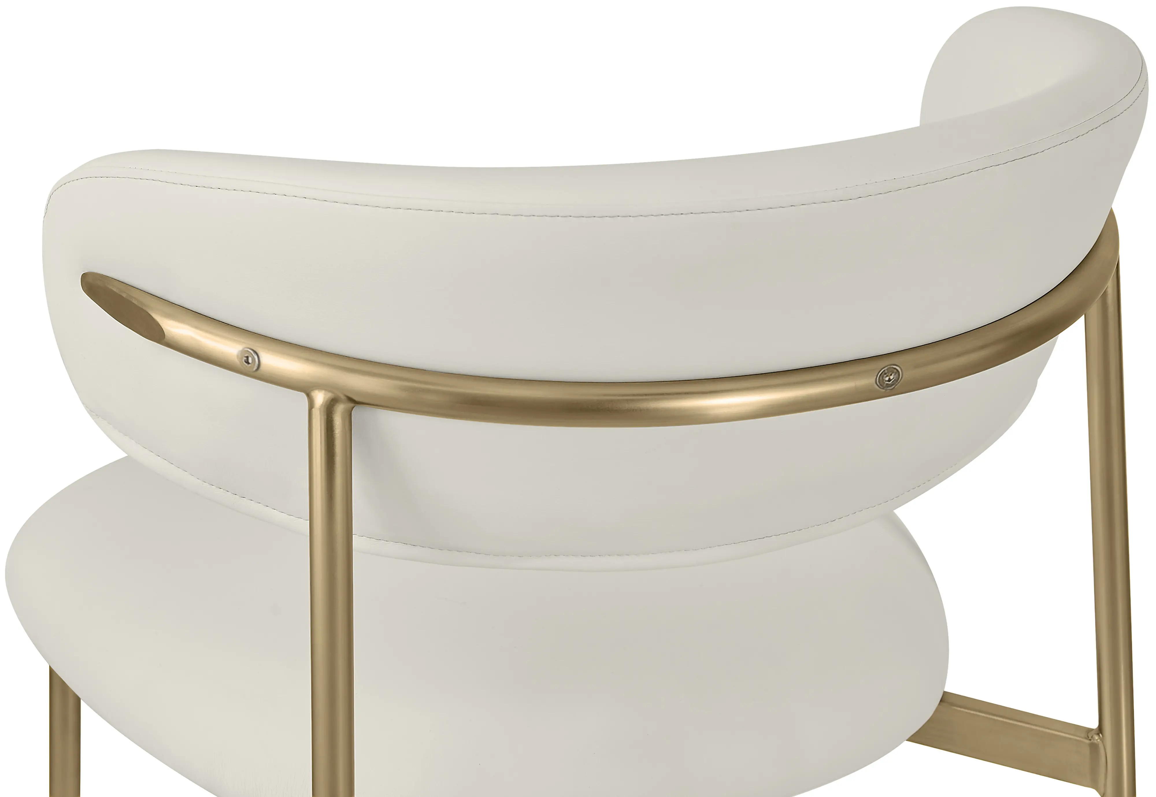 Lupita Cream and Gold Dining Chair, Set of 2-8