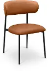 Lupita Cognac and Black Dining Chair, Set of 2