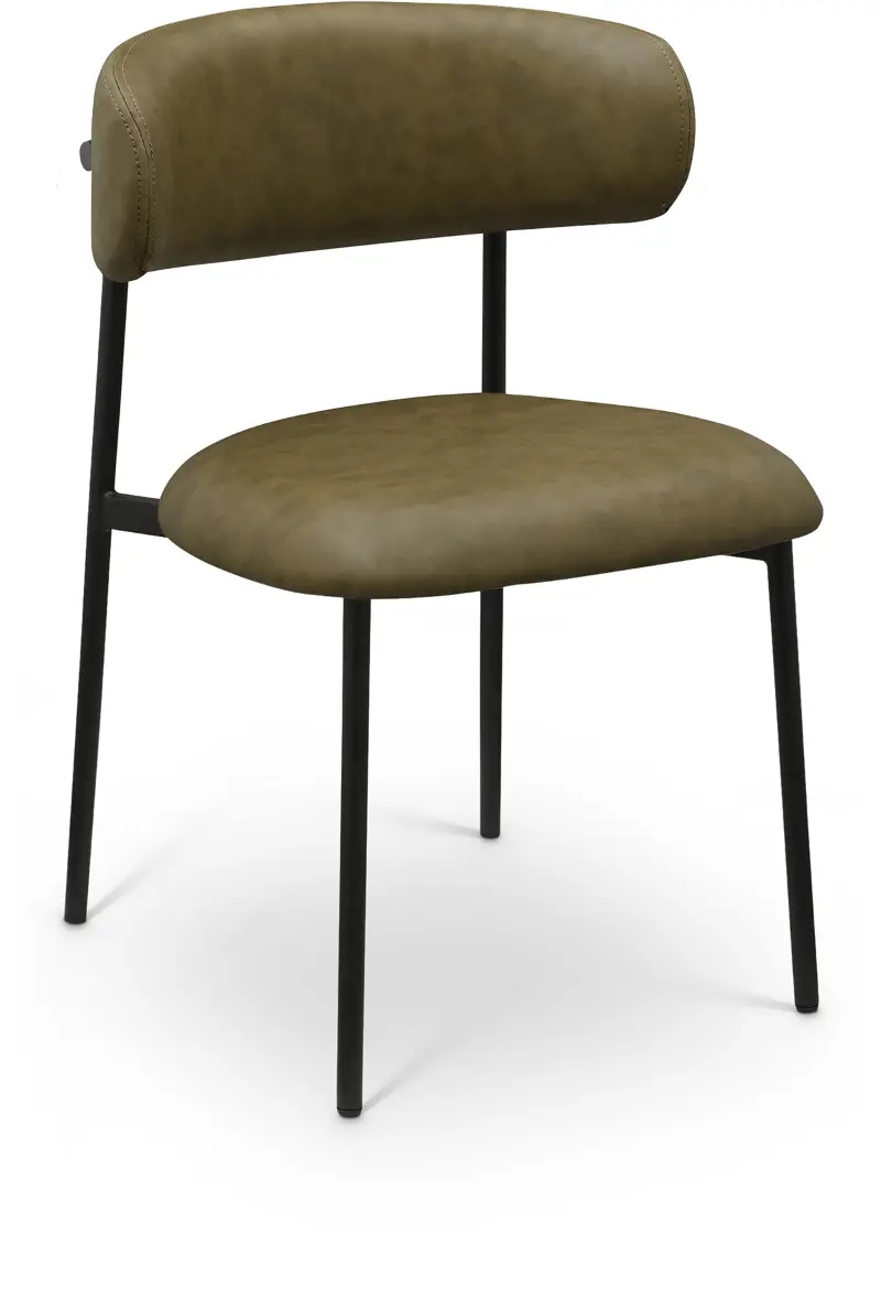 Lupita Olive and Black Dining Chair, Set of 2