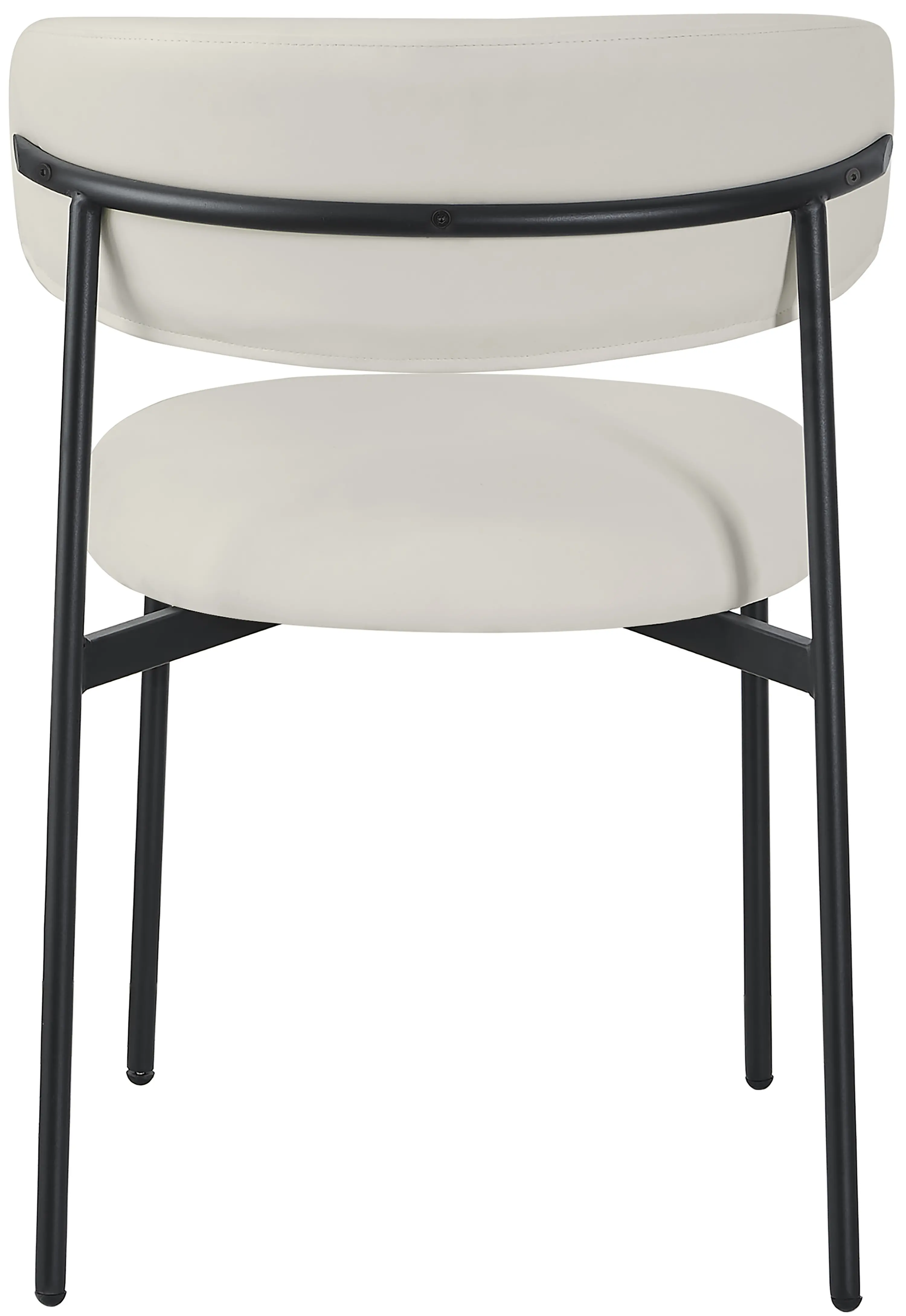 Lupita Cream and Black Dining Chair, Set of 2-6