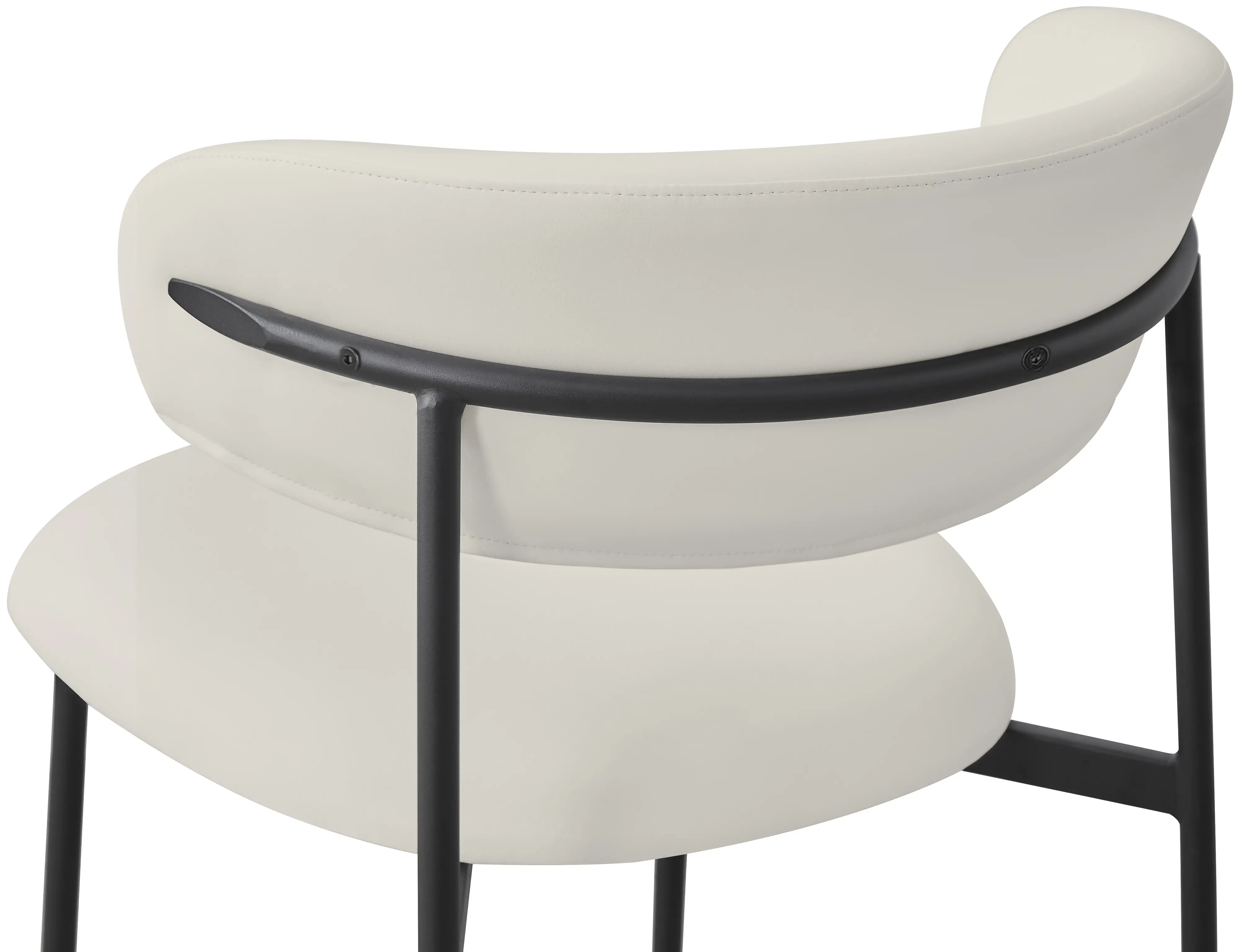 Lupita Cream and Black Dining Chair, Set of 2-8