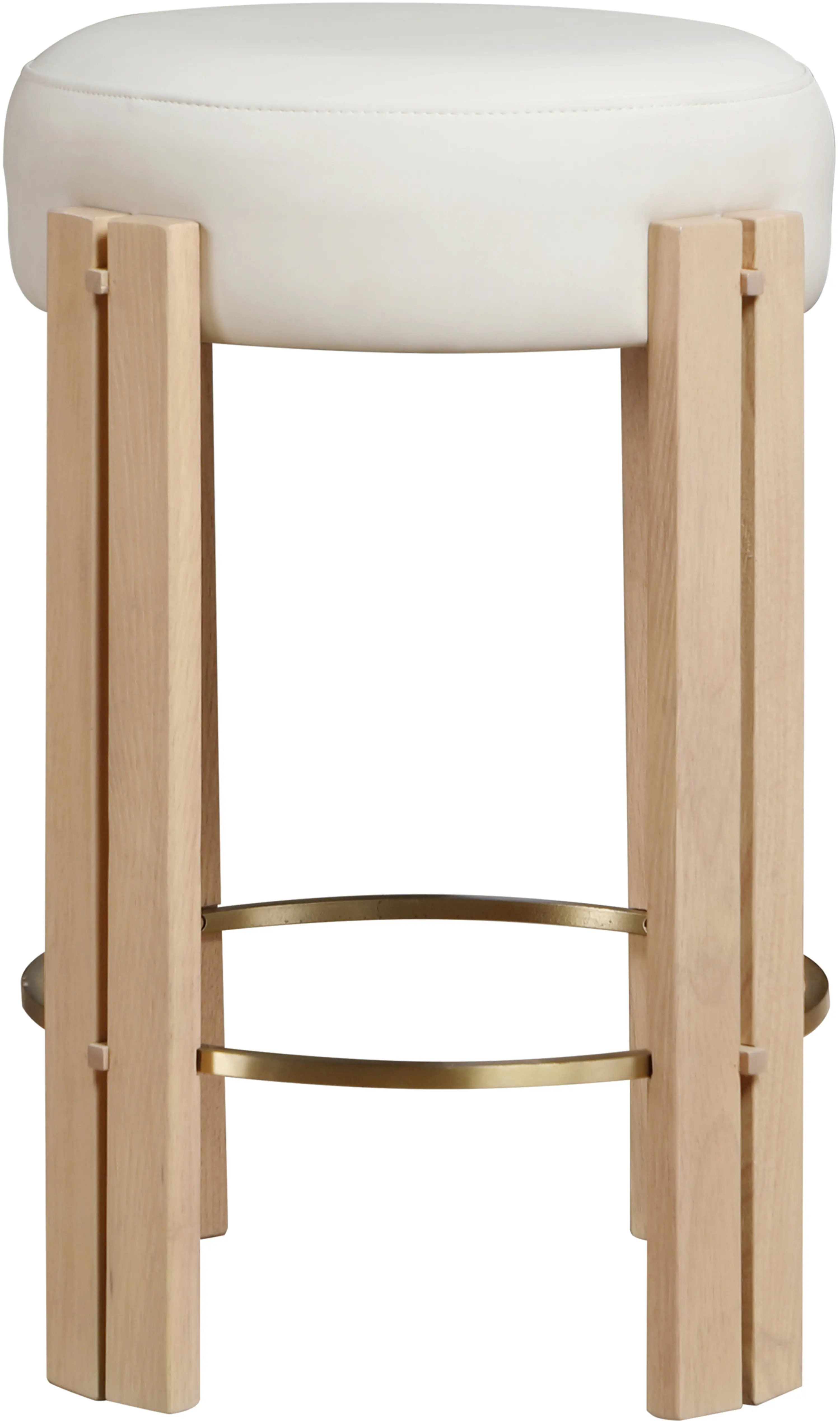 Harrison Cream Upholstered Counter Stool-4