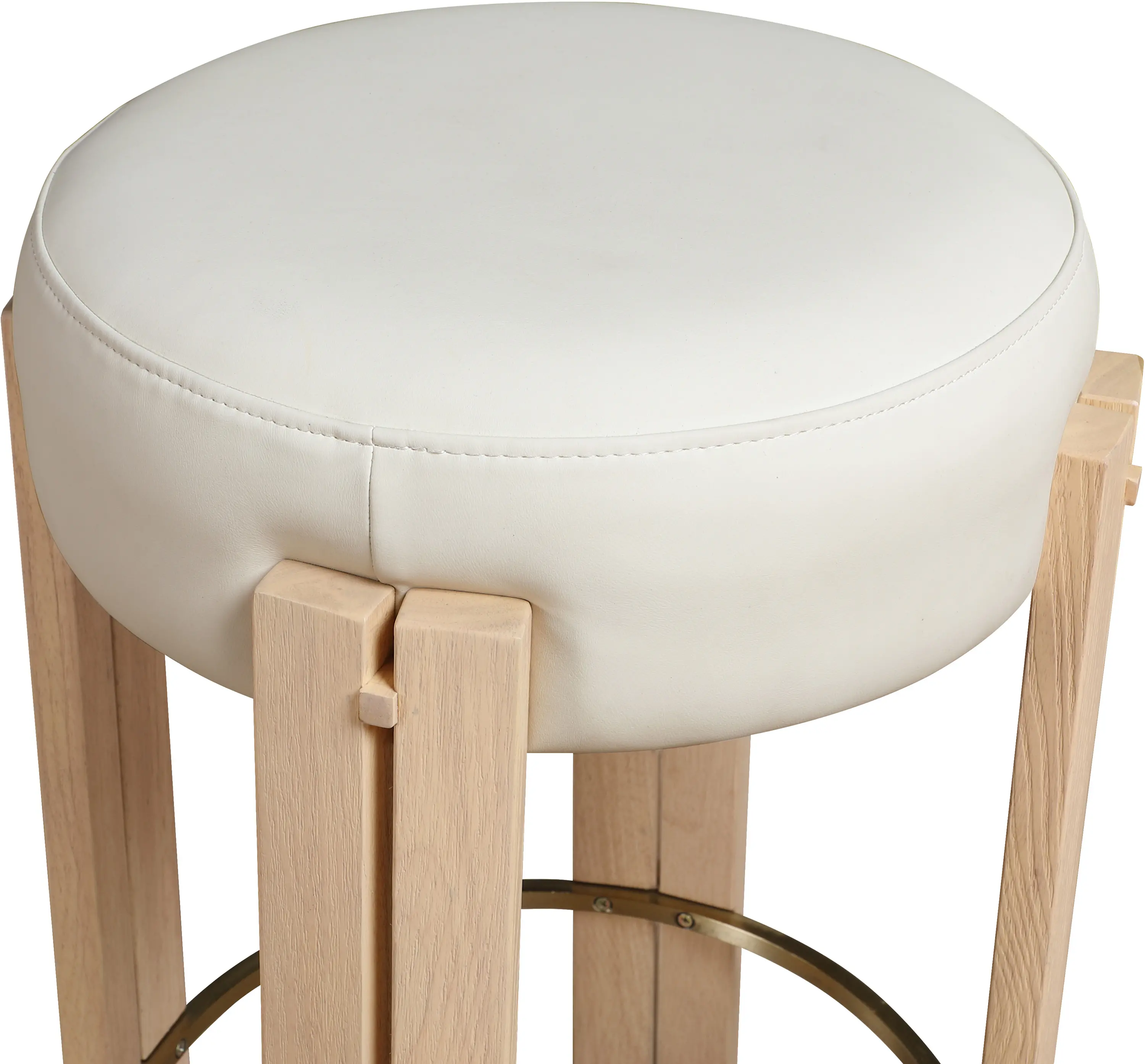Harrison Cream Upholstered Counter Stool-5