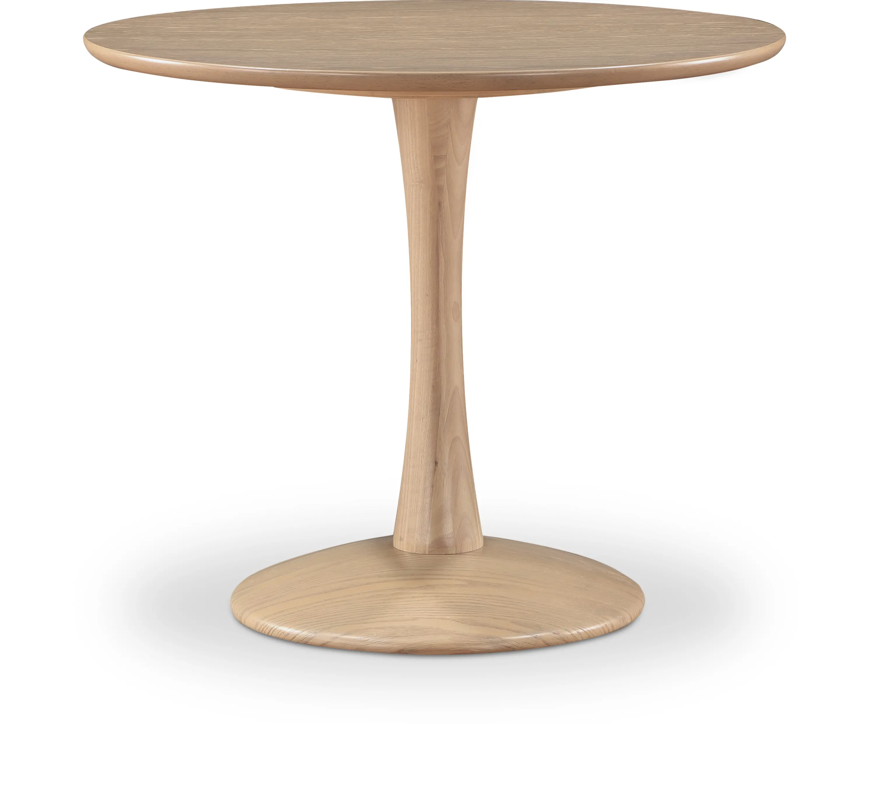 914OAK-T Holly 36 Natural Wood Round Dining Table-1