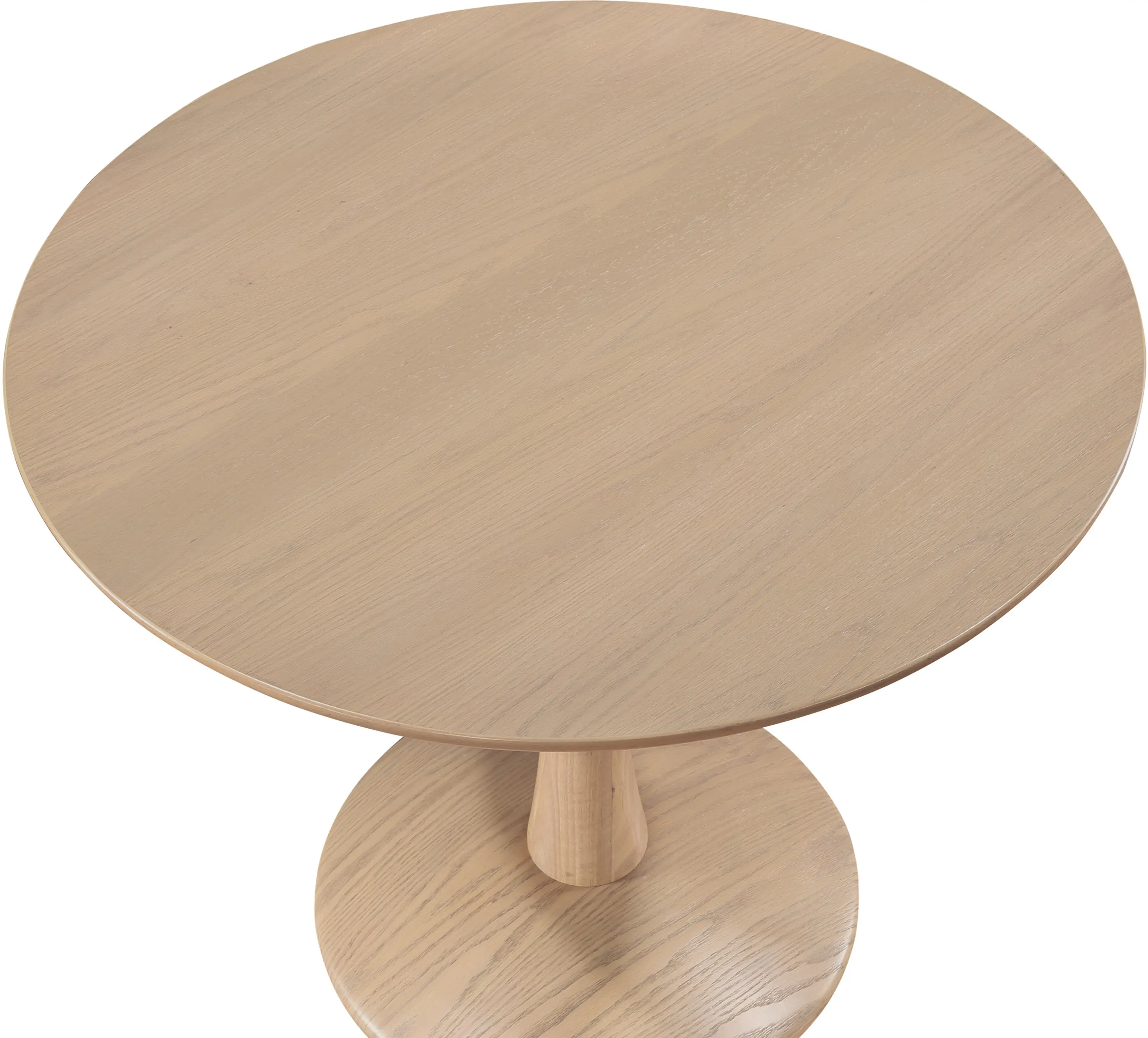 914OAK-T Holly 36 Natural Wood Round Dining Table-5