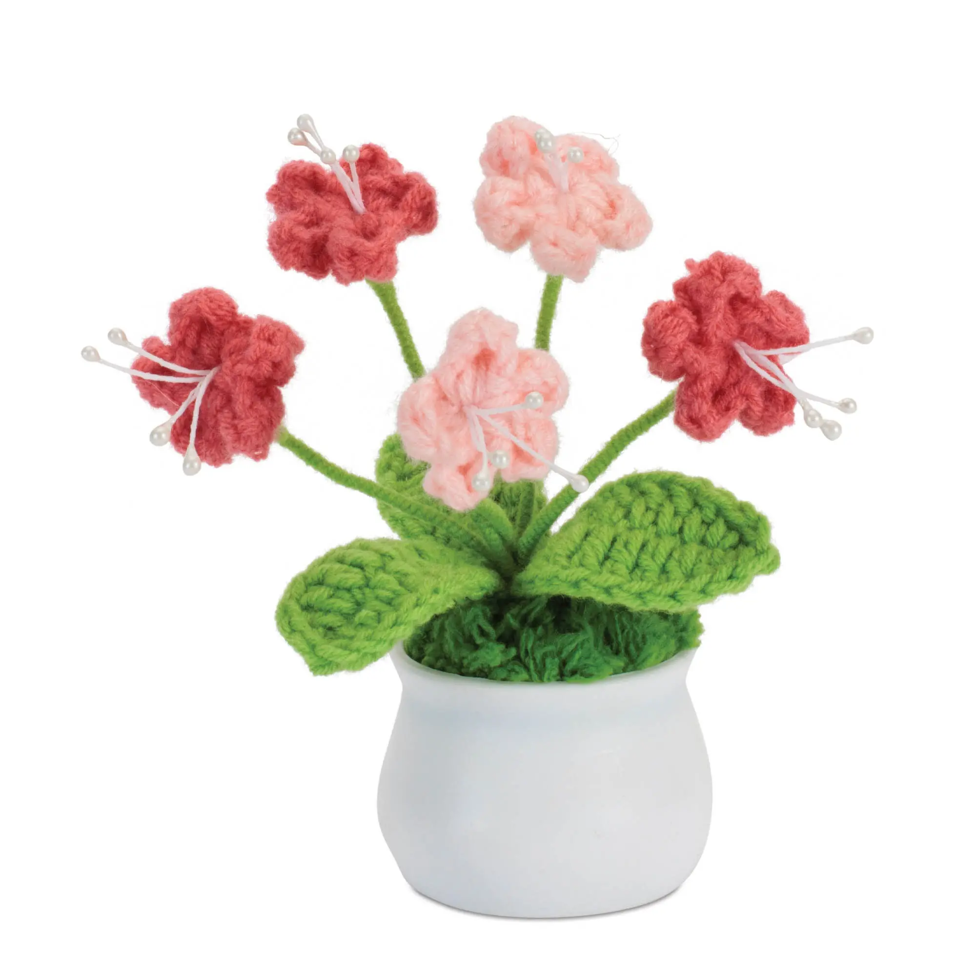 Assorted 5 Ceramic Florals in a Pot-3