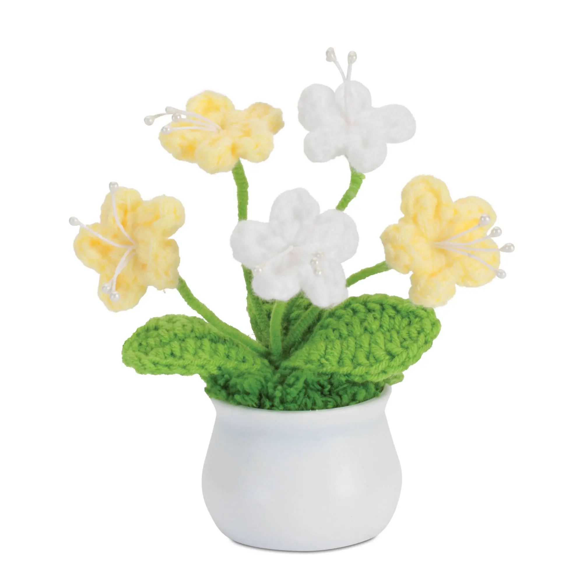 Assorted 5 Ceramic Florals in a Pot-4