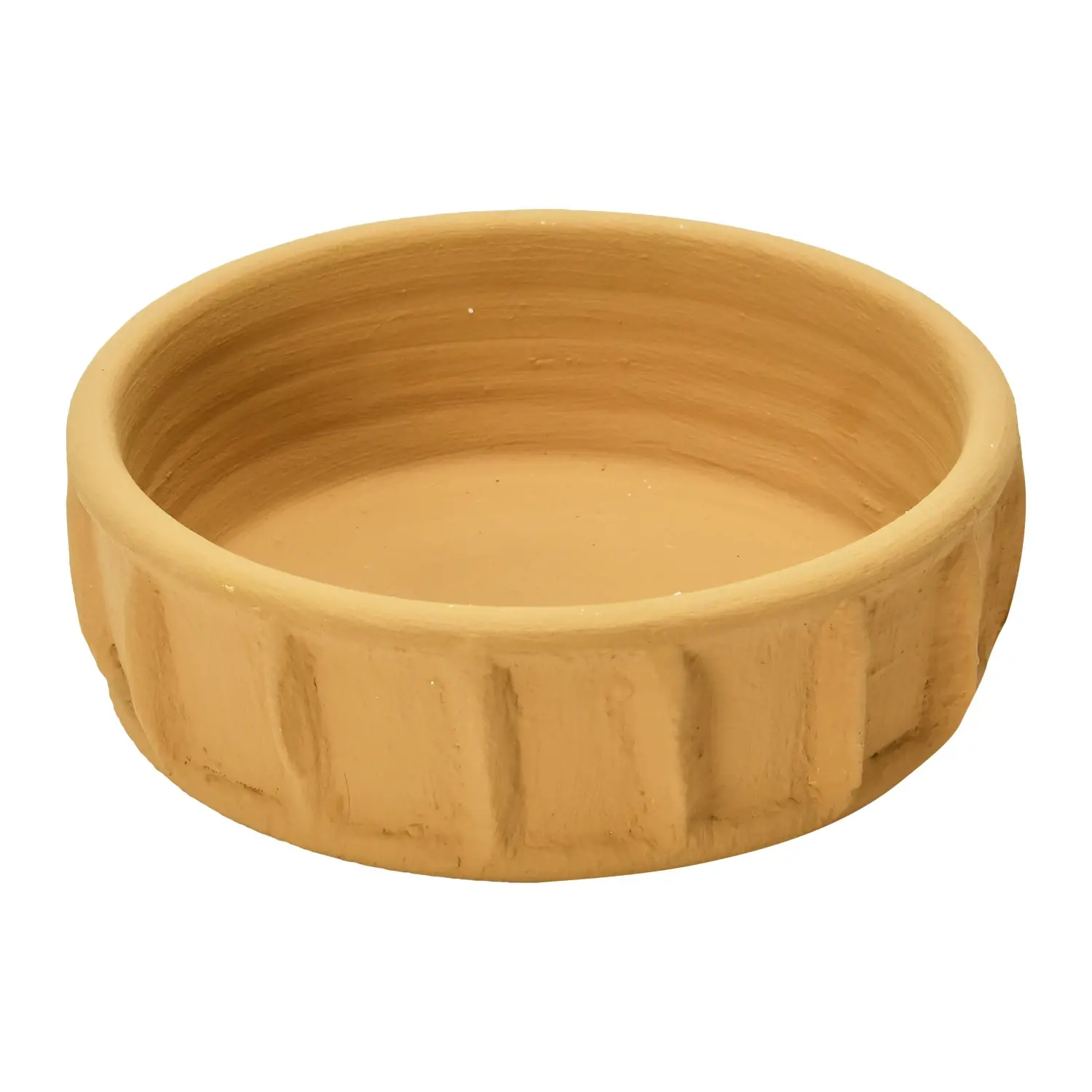 AH2360 Decorative Yellow Terra-cotta Bowl-2