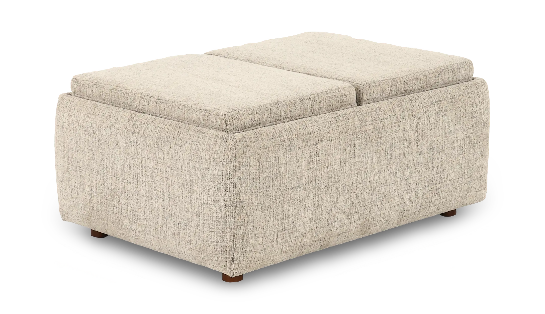 Presley Flax Cream Storage Ottoman-1