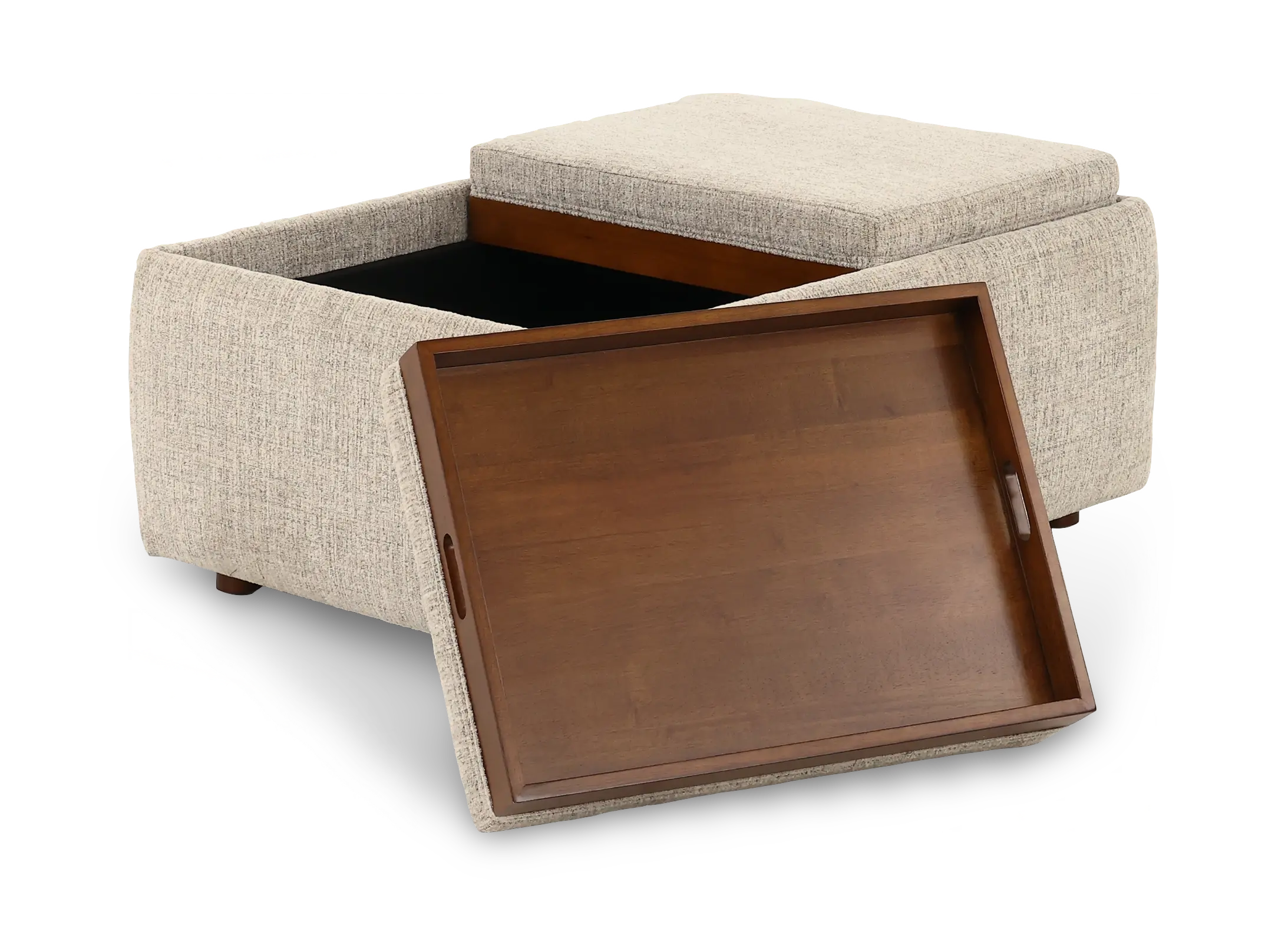 Presley Flax Cream Storage Ottoman-2