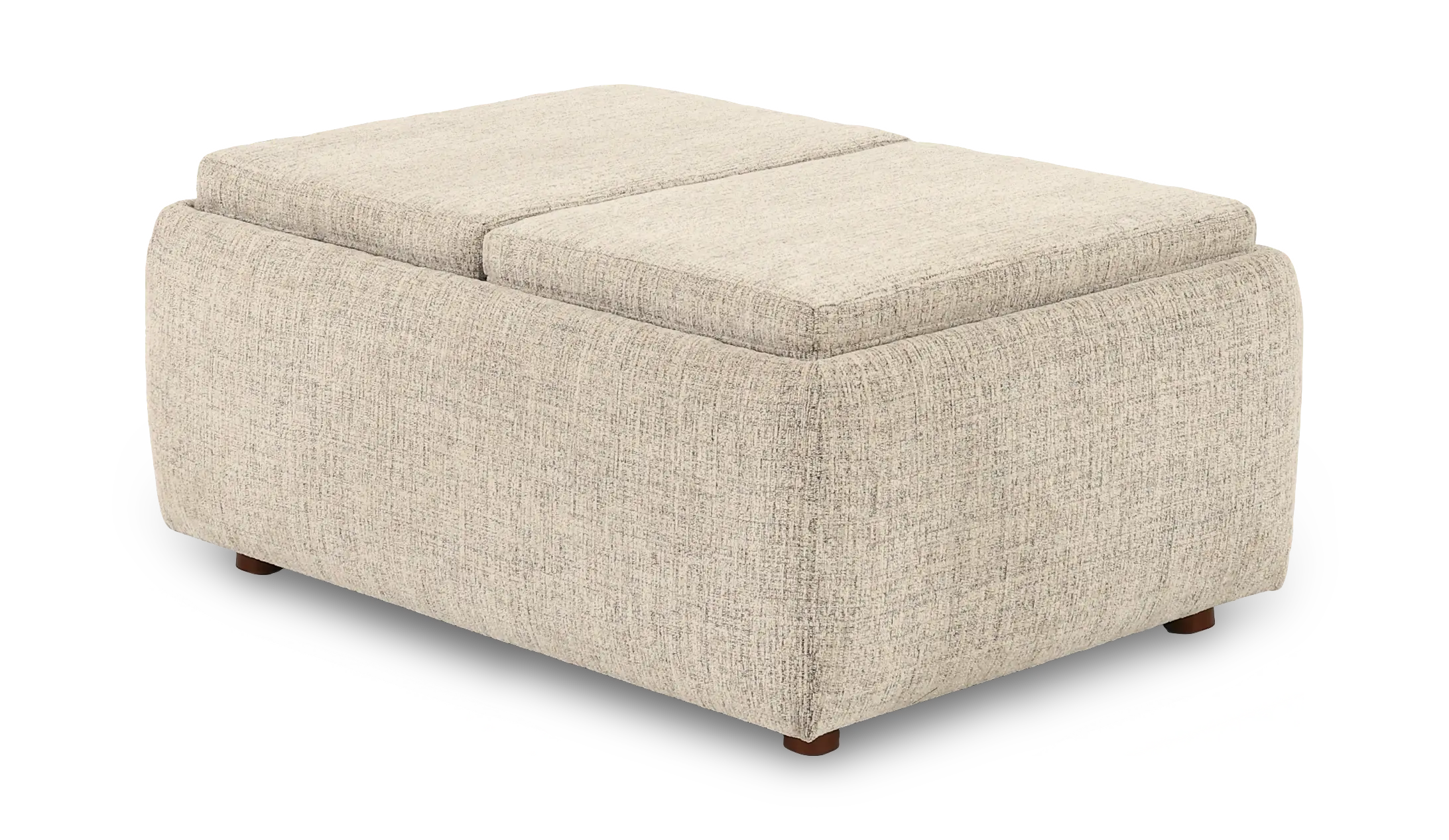 Presley Flax Cream Storage Ottoman-5