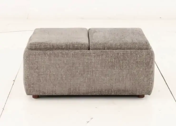 Presley Mushroom Gray Storage Ottoman-10