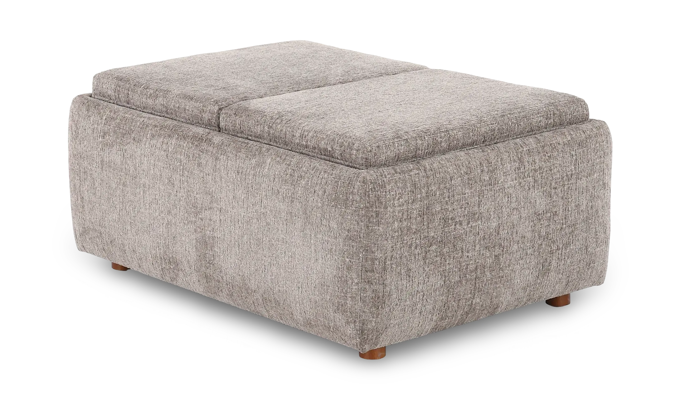 Presley Mushroom Gray Storage Ottoman-5