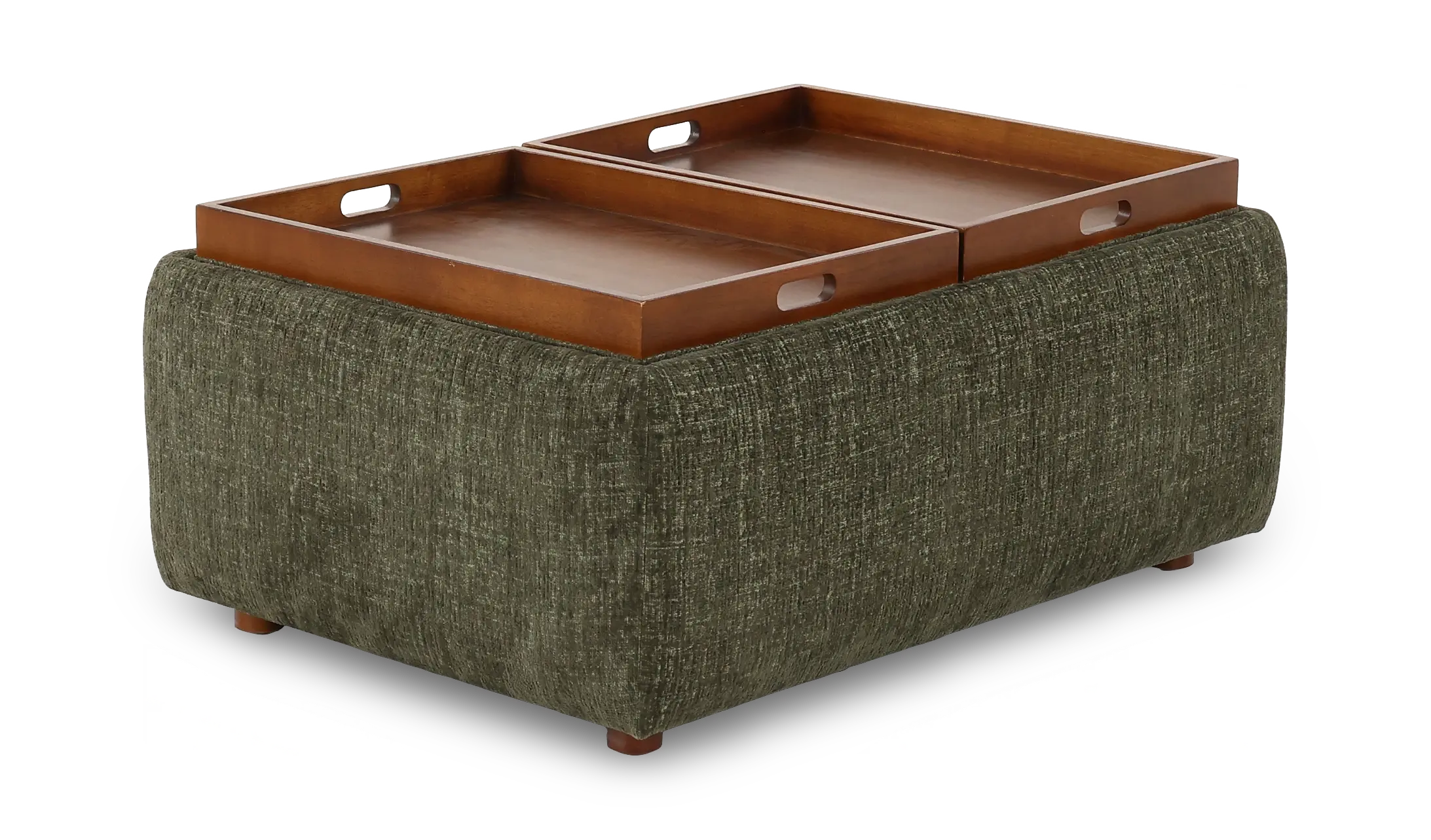 Presley Arbor Green Storage Ottoman-6