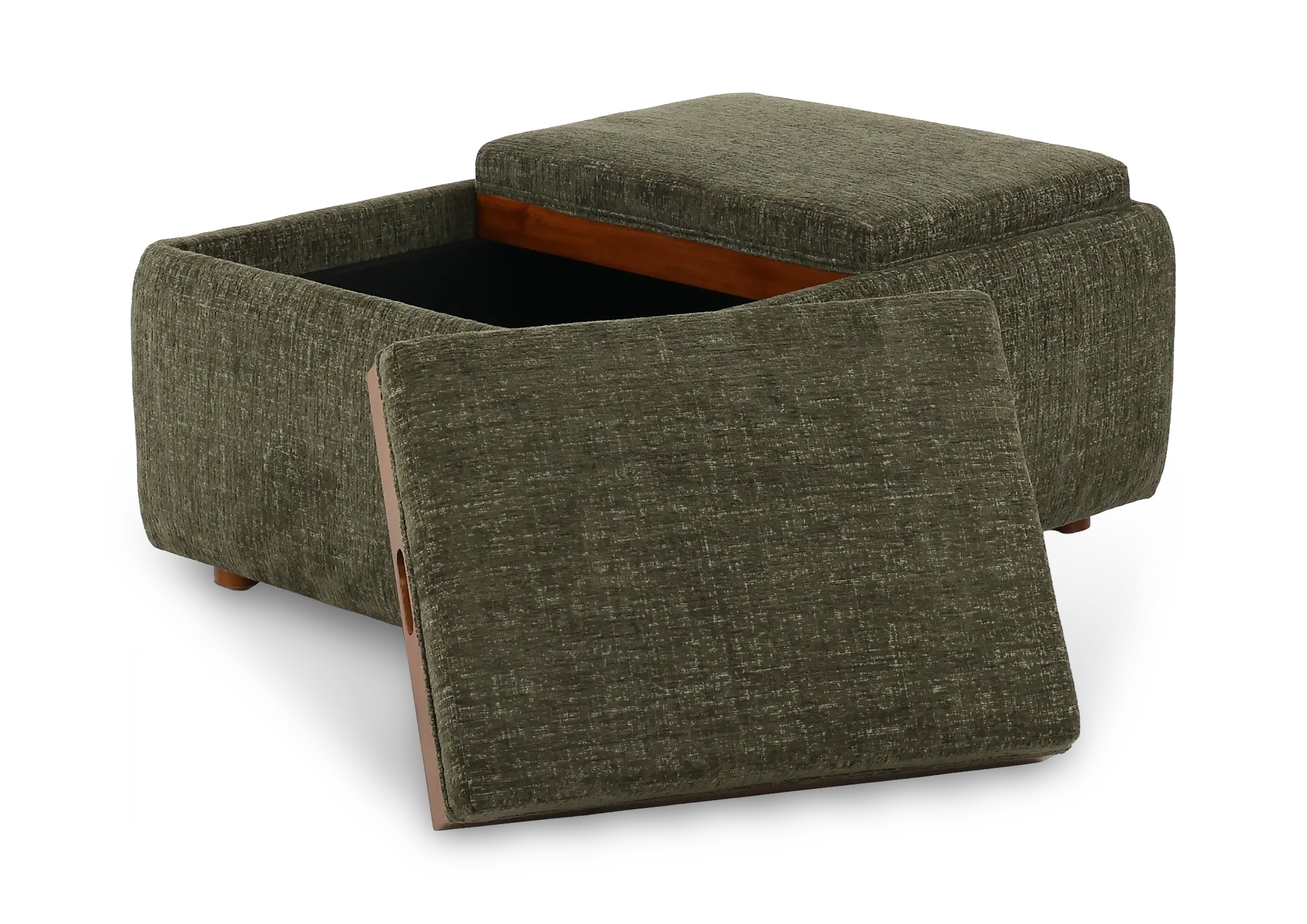 Presley Arbor Green Storage Ottoman-7