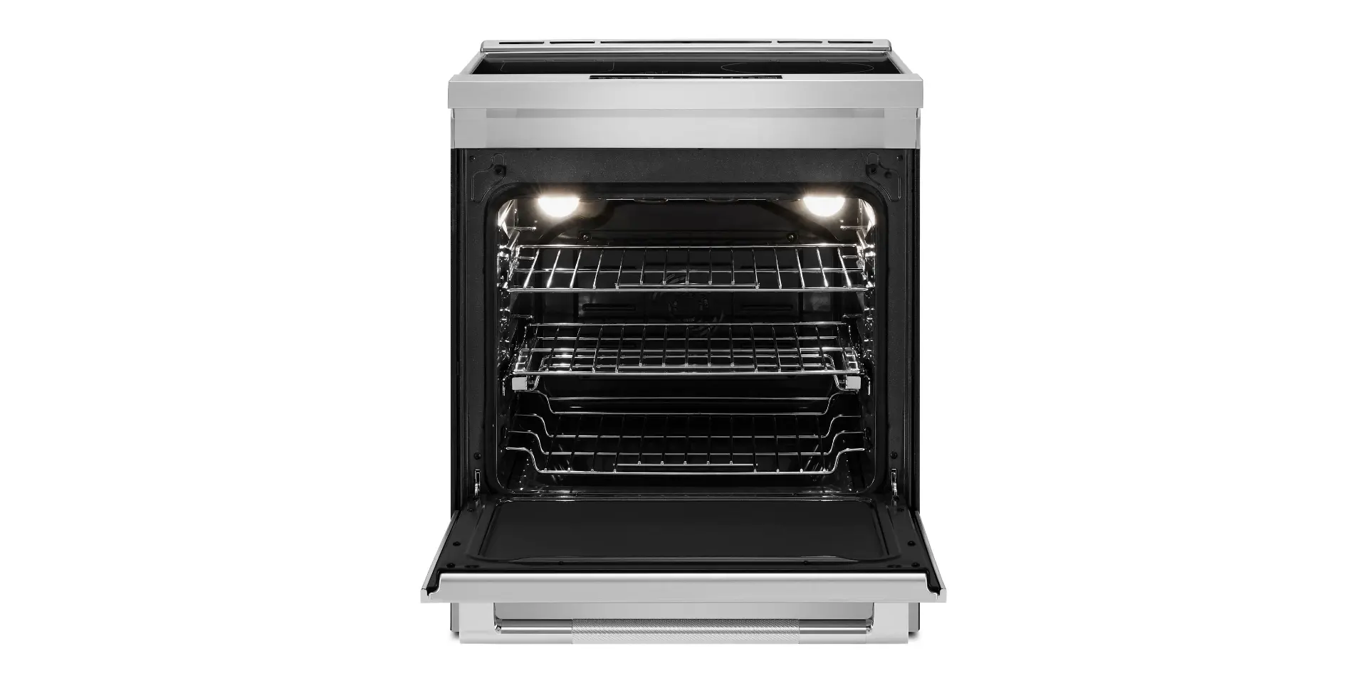 JIS1450ML JennAir RISE™ Luxury 6.2 Cu Ft Single Oven Induction Range - Stainless Steel-2