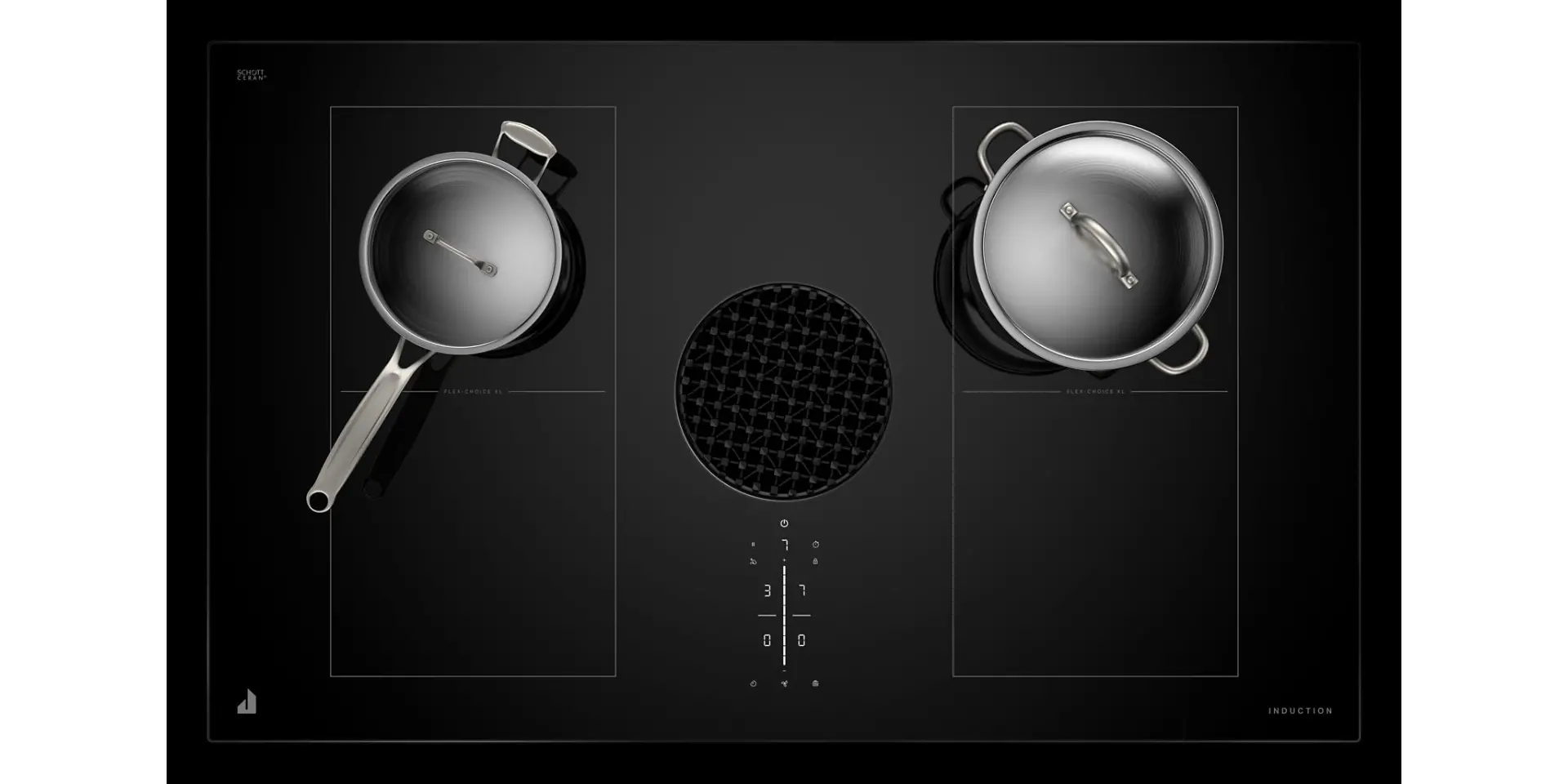 JIDT836SBL JennAir NextGen 36 Luxury Induction Downdraft Cooktop - Black-4