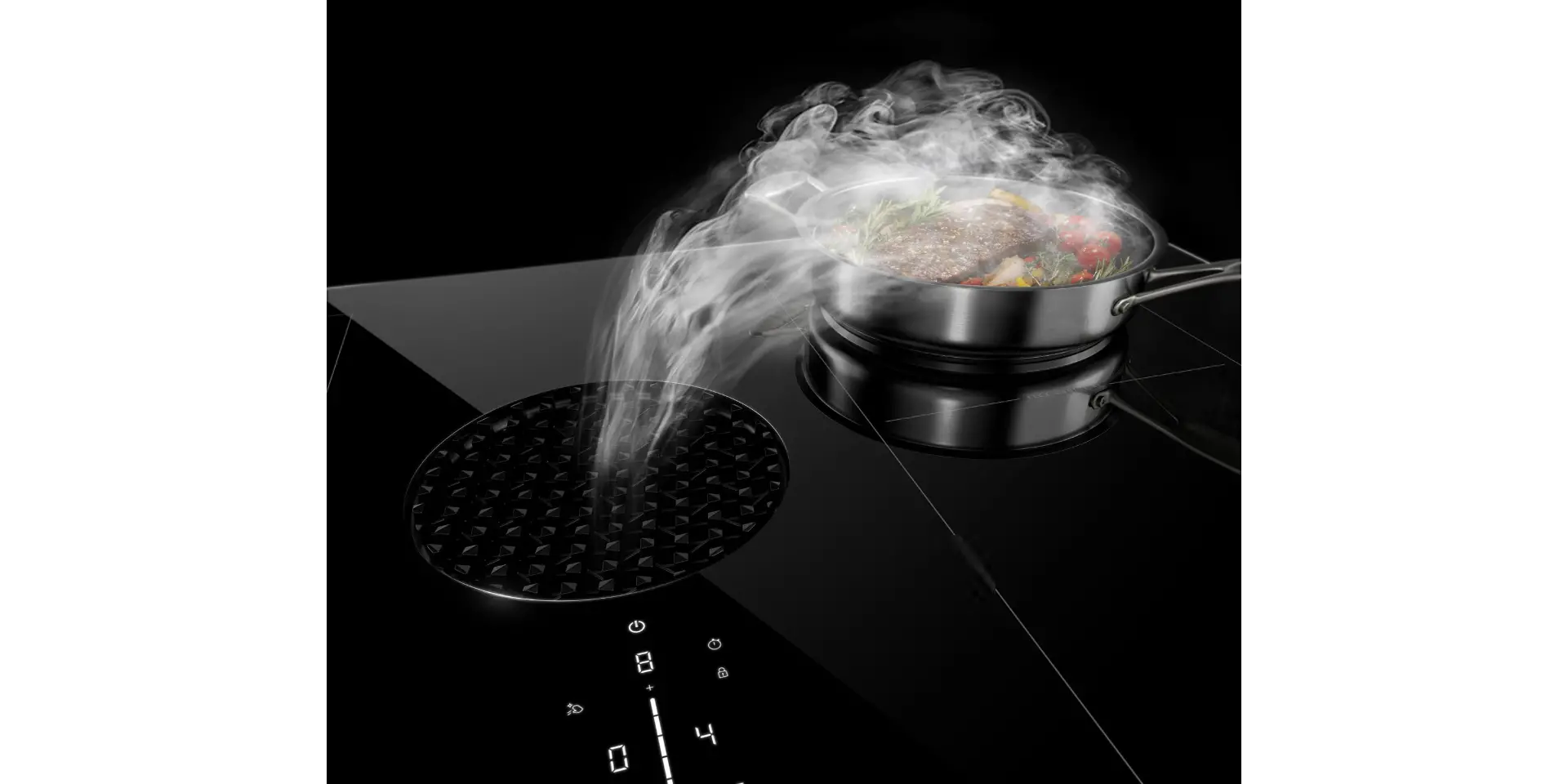 JIDT836SBL JennAir NextGen 36 Luxury Induction Downdraft Cooktop - Black-5