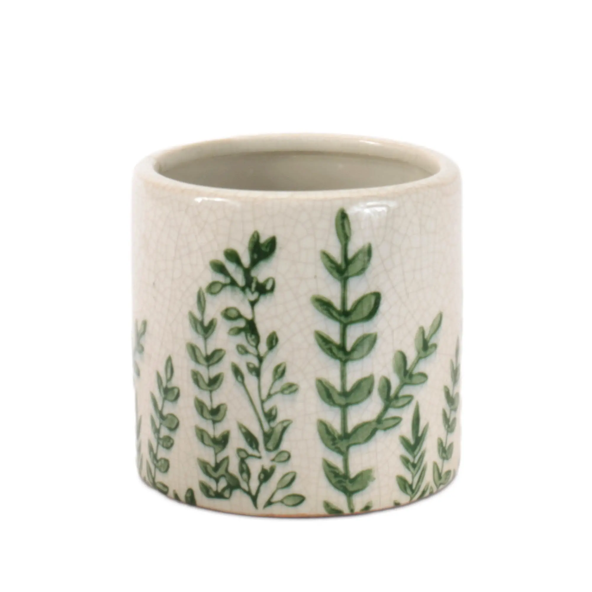 Small Vine Stoneware Container-1