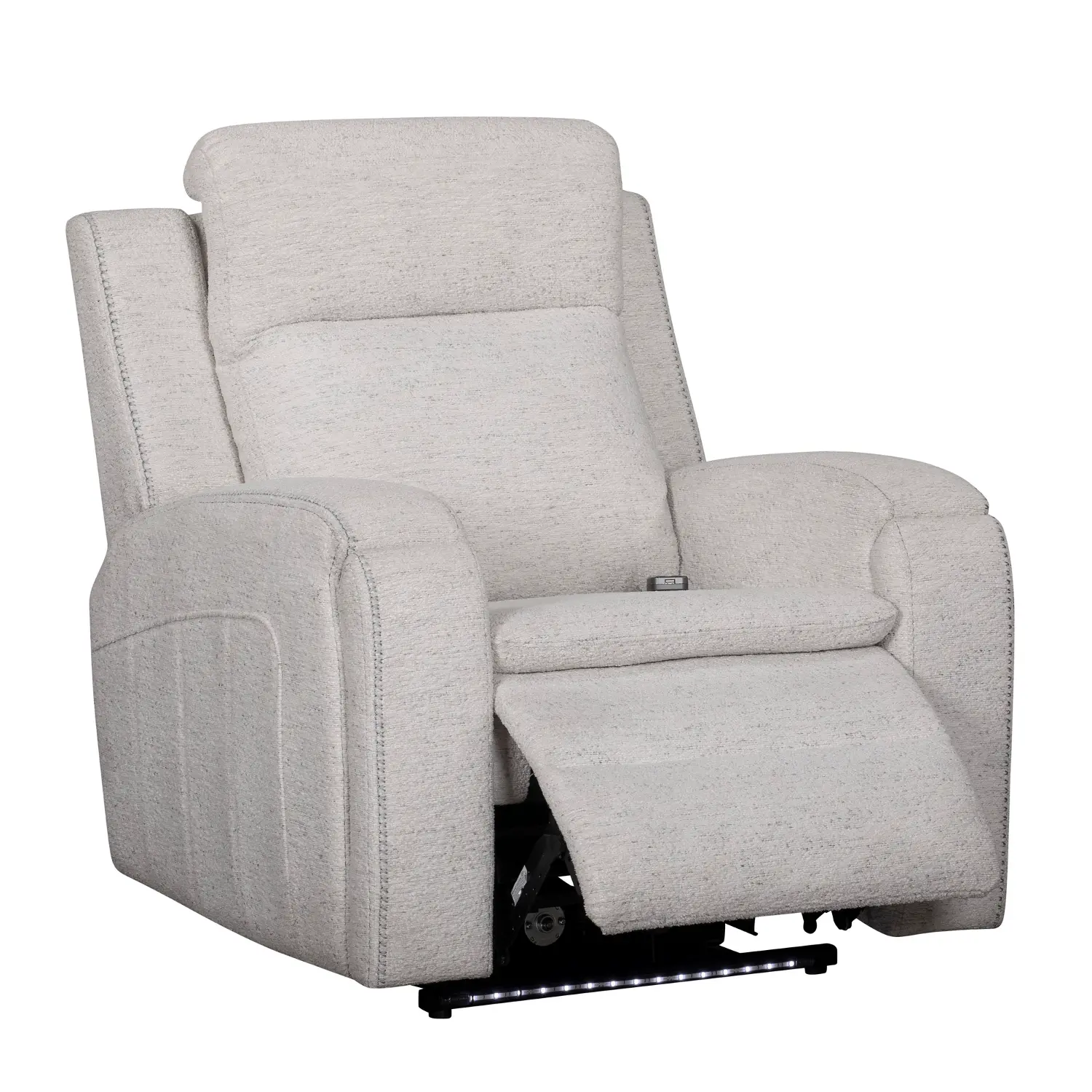 Armstrong Sand Power Recliner with Heat and Massage-1