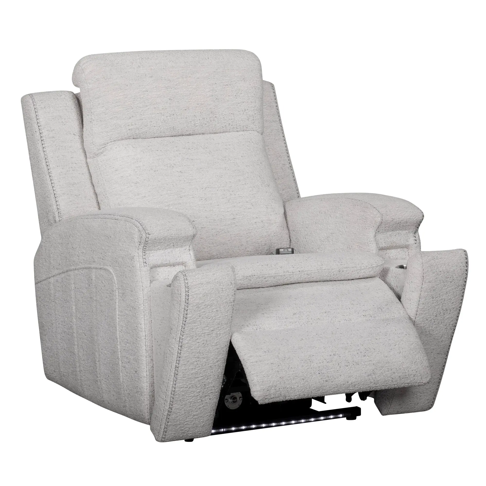 Armstrong Sand Power Recliner with Heat and Massage-3