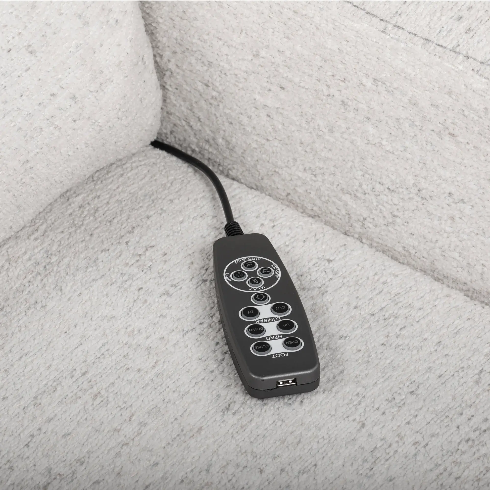 Armstrong Sand Power Recliner with Heat and Massage-6