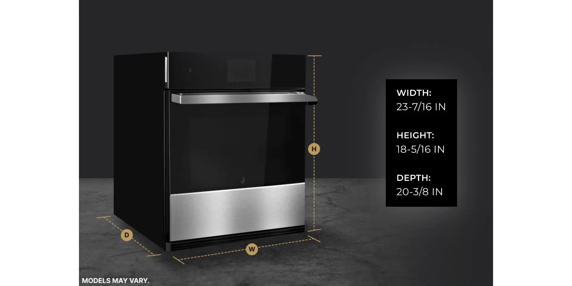 JJW6024HM JennAir NOIR 24 Luxury Built-In Steam and Convection Wall Oven-3