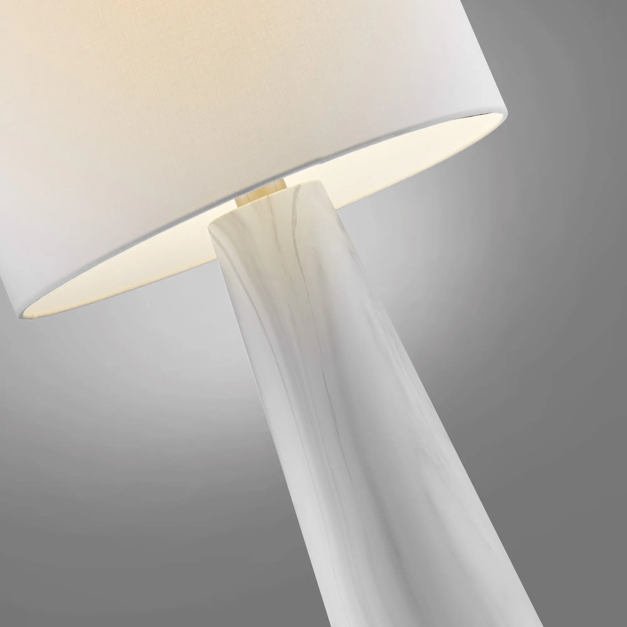 White Marble Table Lamp-3