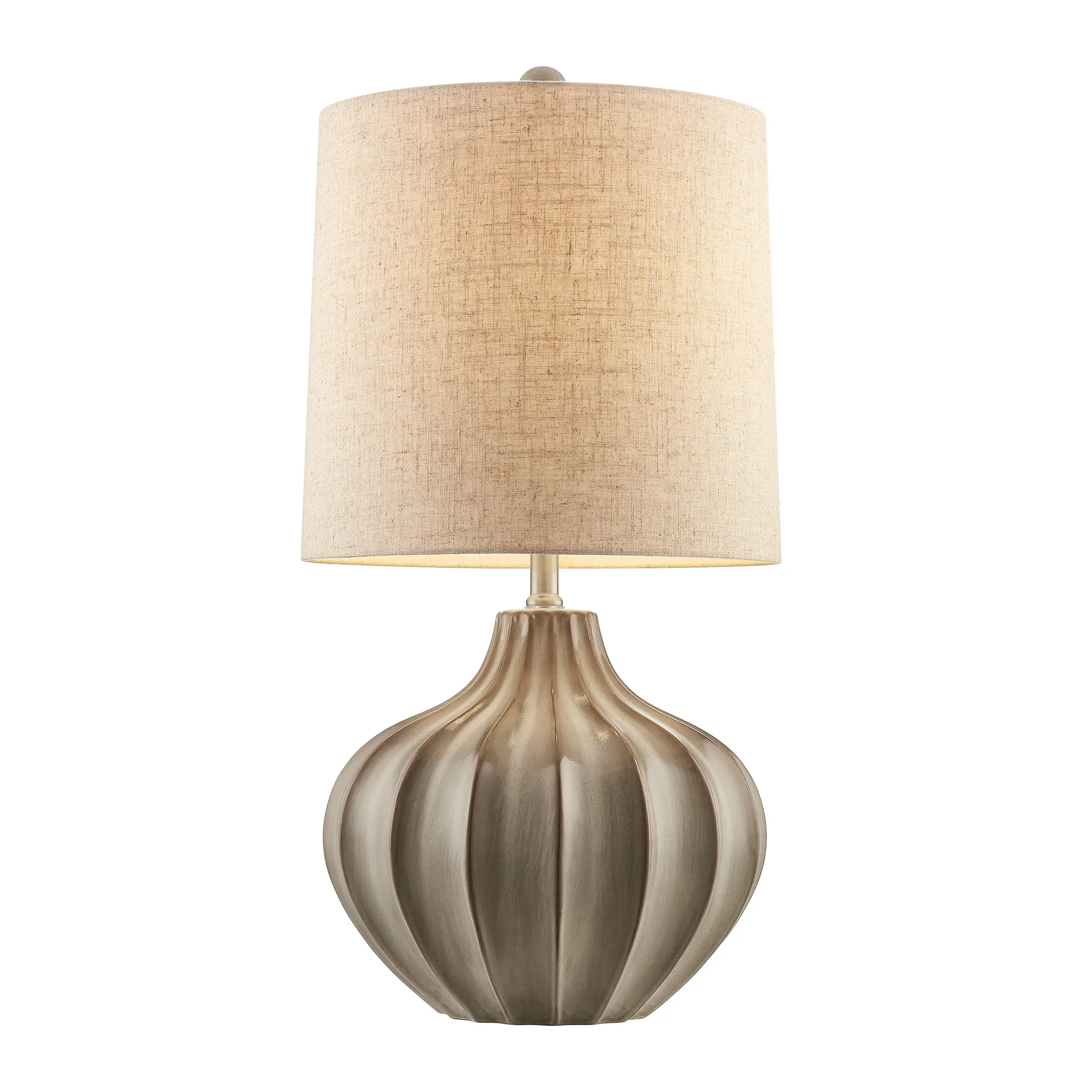 Light Brown Ceramic Table Lamp-1