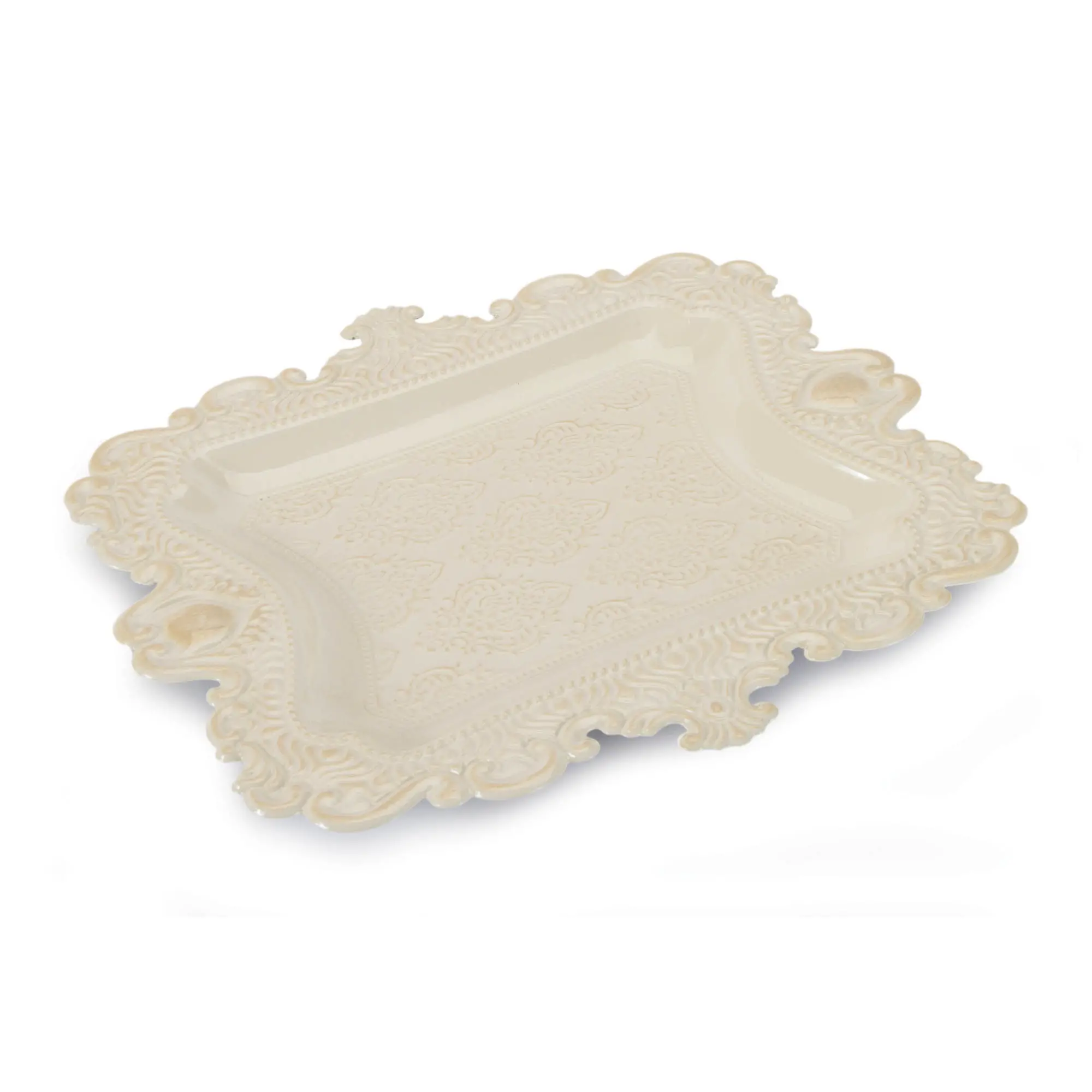 Large Scalloped Tray-1