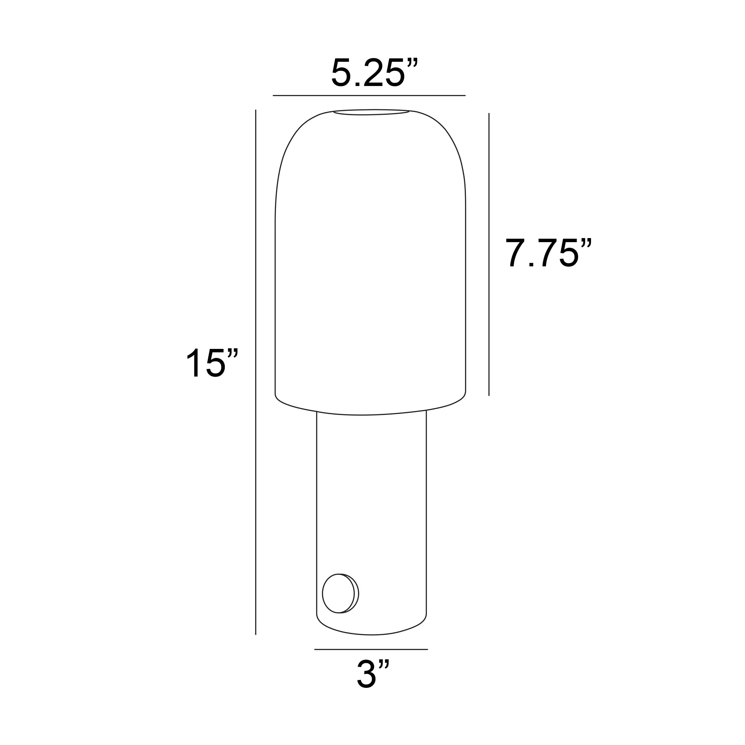 Black Battery Powered Table Lamp-3
