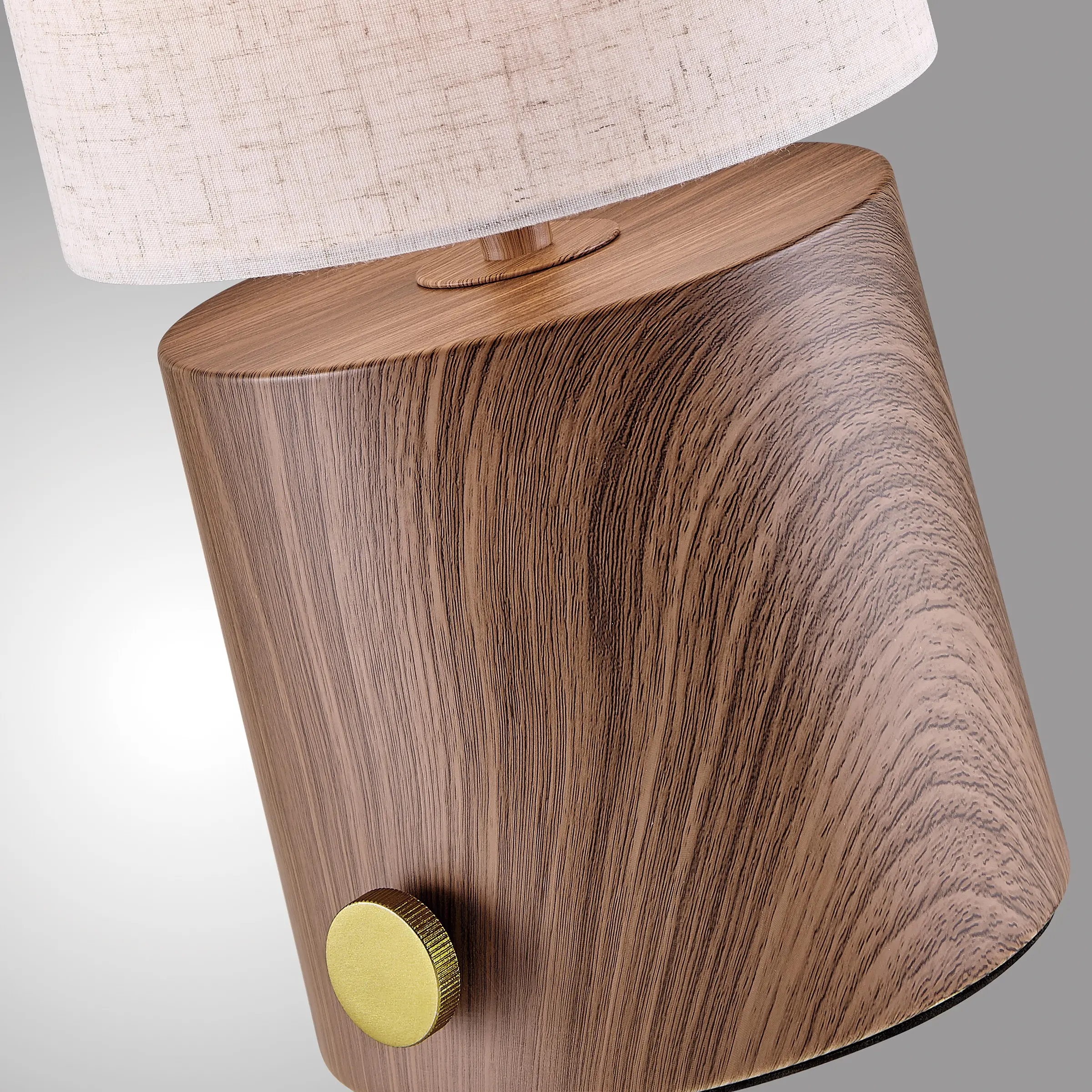 Brown Battery Powered Table Lamp-4