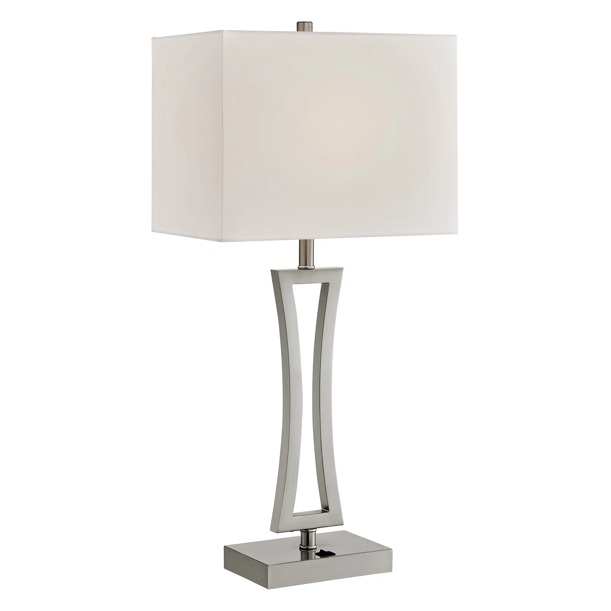 Brushed Nickel Table Lamp-1