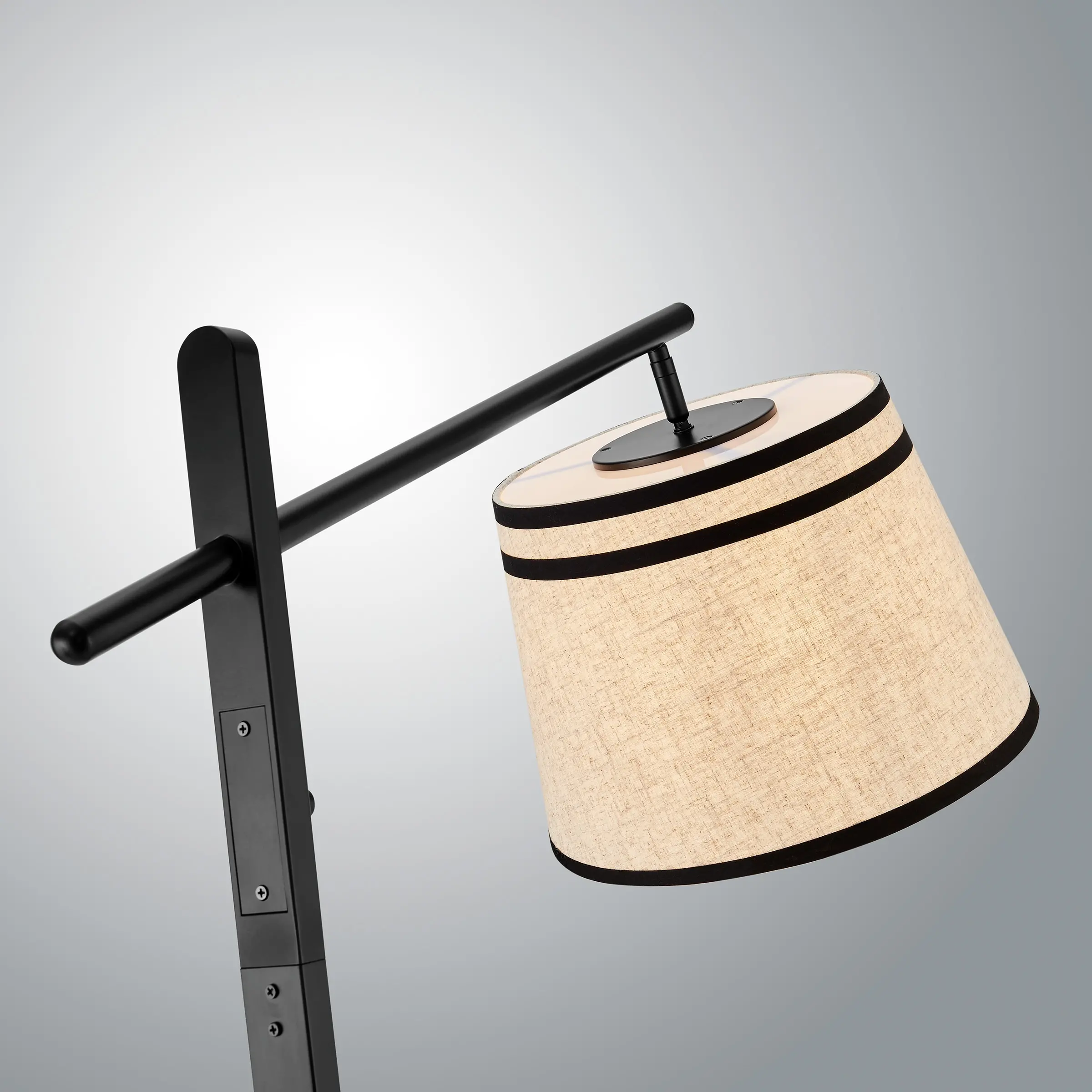 Black and Beige Floor Lamp-3