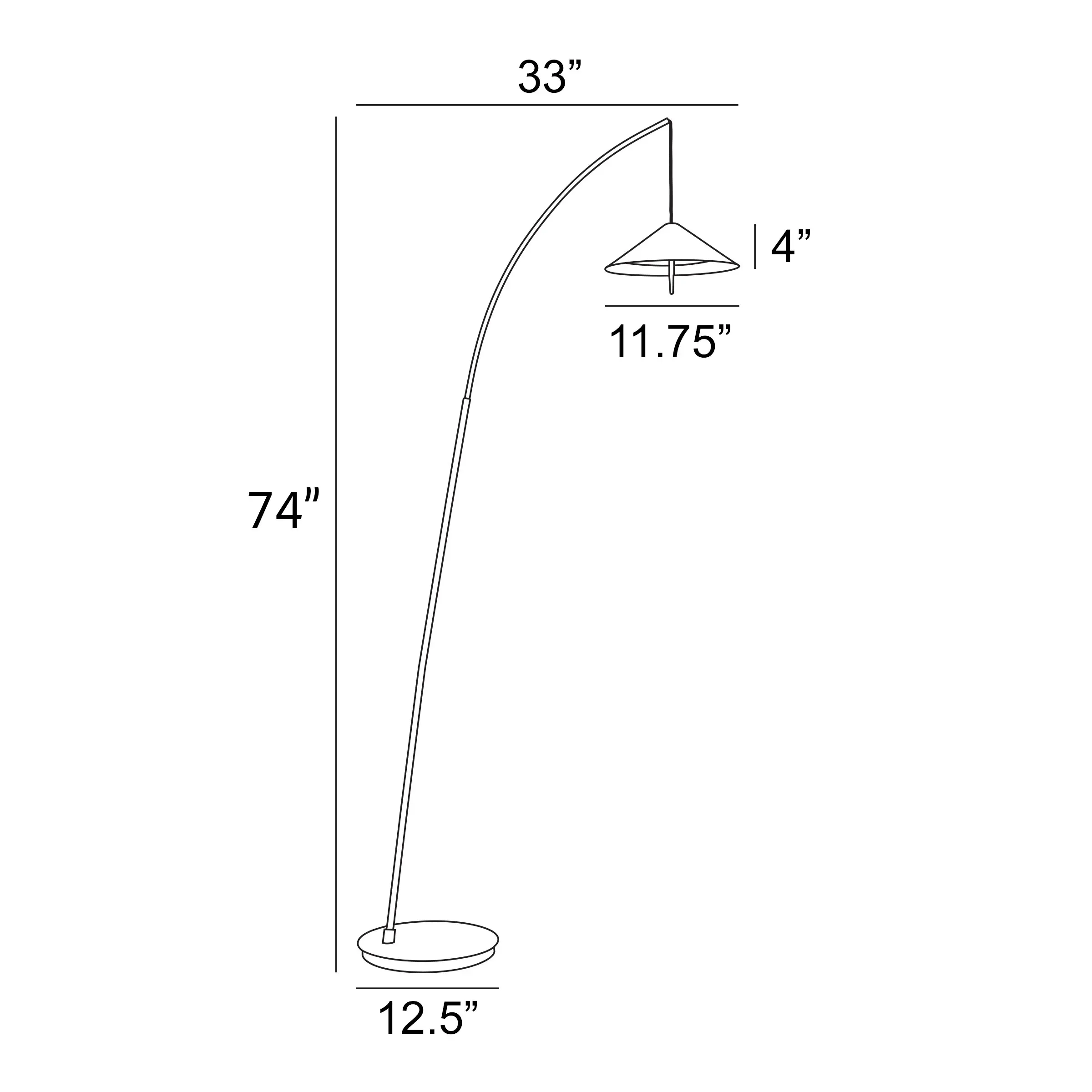 Black LED Floor Lamp-3
