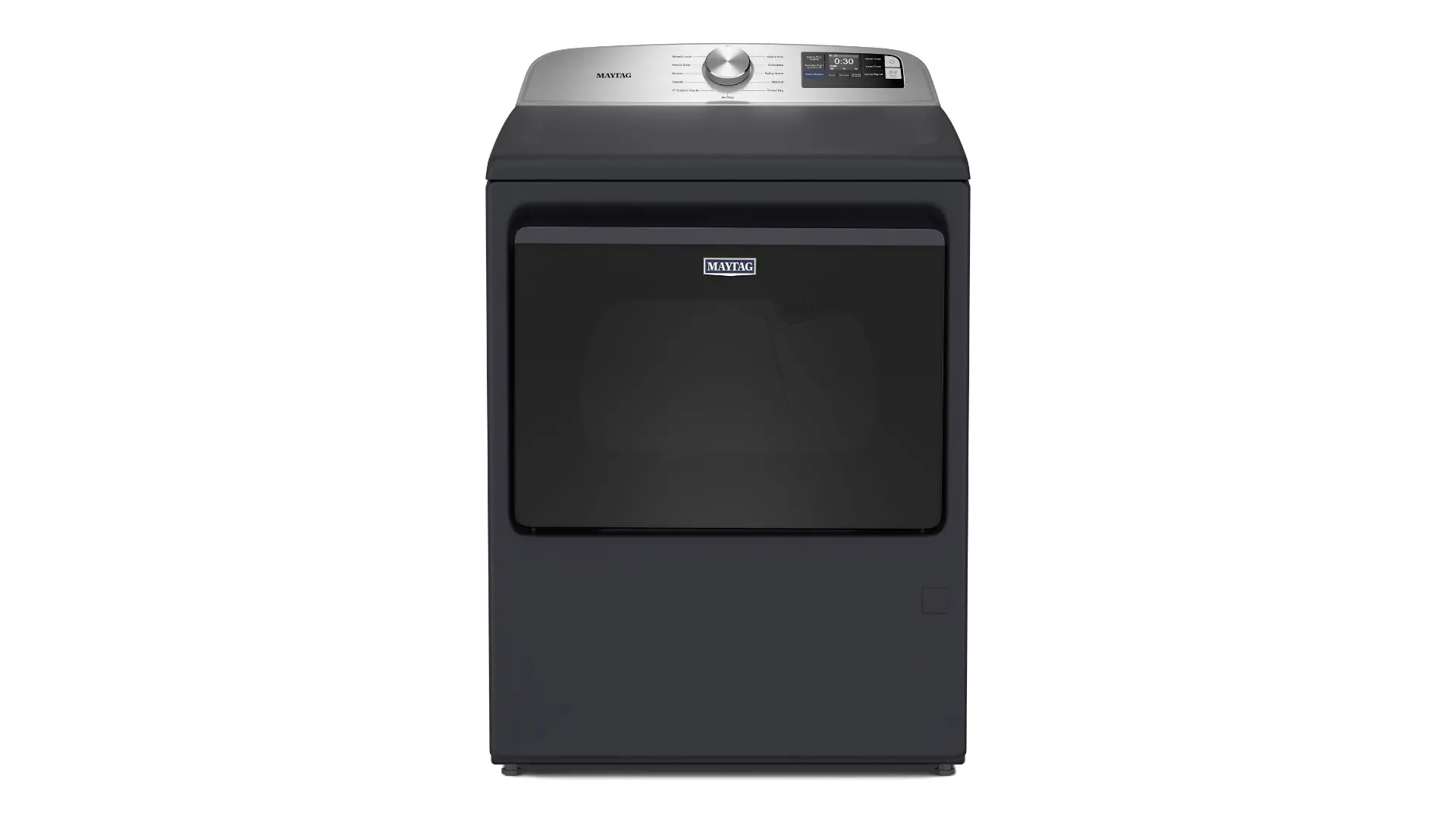 MED6205RF Maytag 7.4 Cu. Ft. Top Load Electric Dryer - Midnight Steel-1