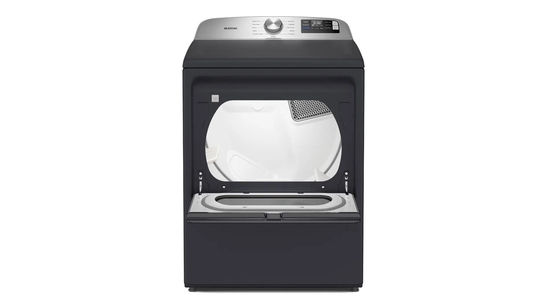 MED6205RF Maytag 7.4 Cu. Ft. Top Load Electric Dryer - Midnight Steel-11